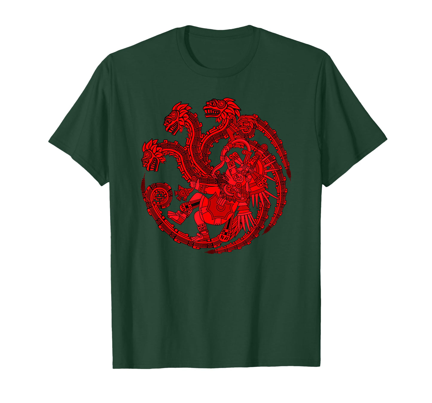 Quetzalcoatl The Aztec Feathered Serpent of Ancient Mexico T-Shirt