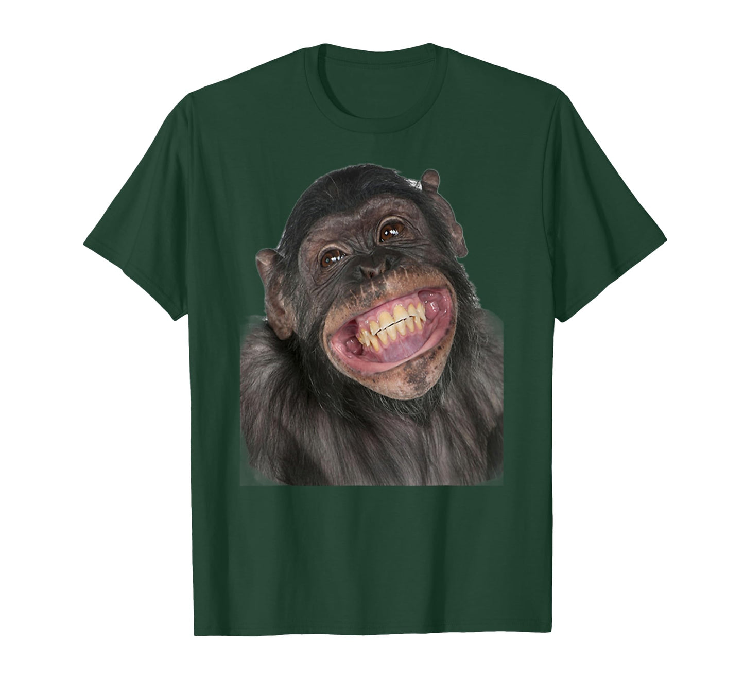 Smiling Monkey Funny Abe T-Shirt For Men and Women T-Shirt