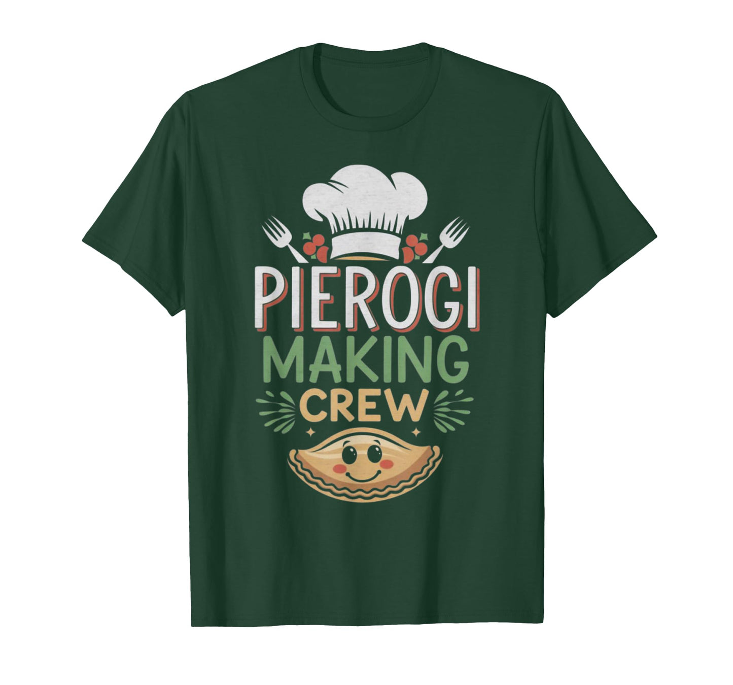 Pierogi Making Crew Christmas Shirt – Funny Polish Xmas Tee T-Shirt