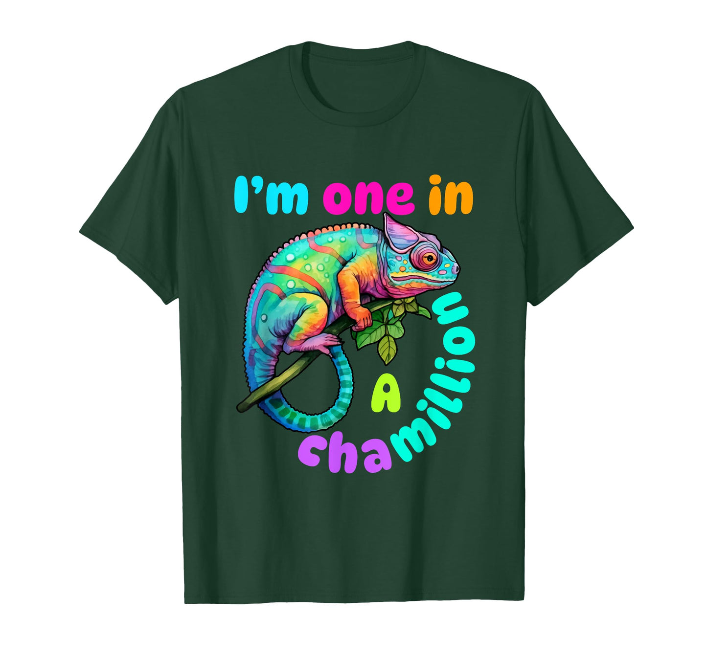 Chameleon Cute Lizard Saying Pun Kids Boys Toddlers T-Shirt