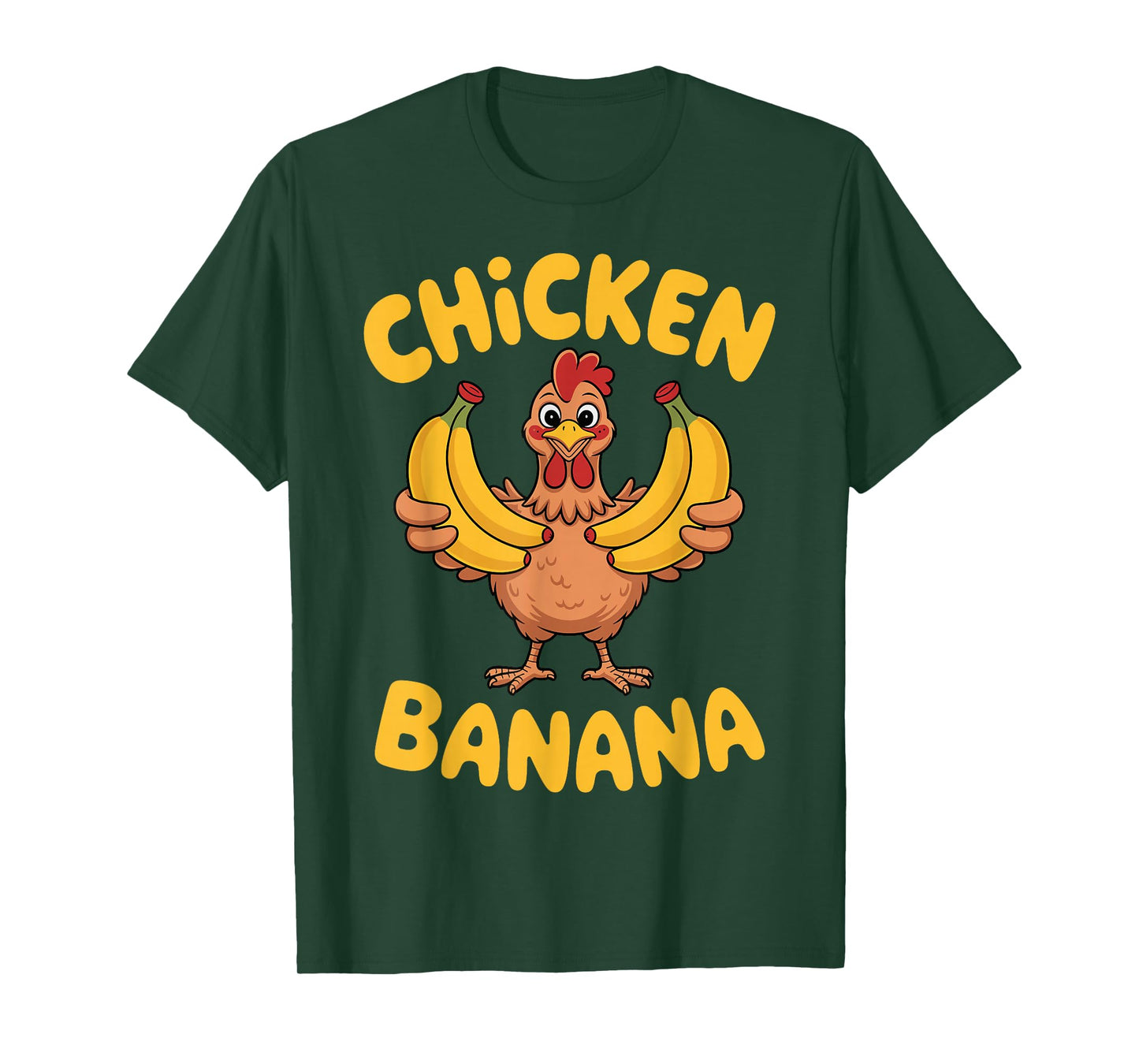 Funny Chicken Banana T-Shirt
