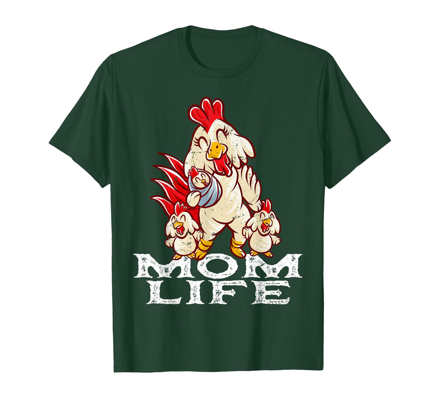 Chicken Mom Life Best Mum Mother Mother's Day Hen Mami T-Shirt
