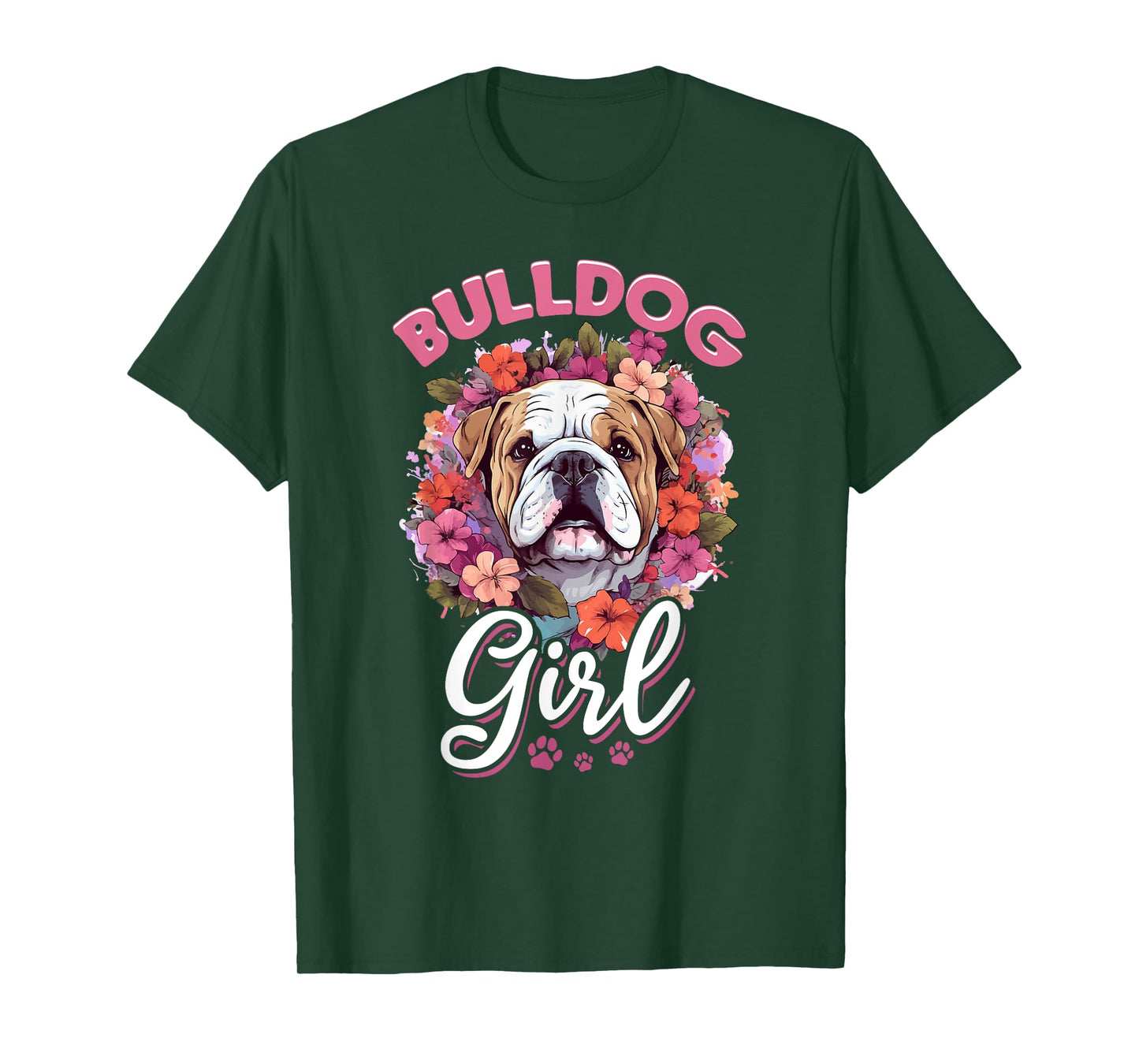 British English Bulldog lover - Bulldog Girl T-Shirt