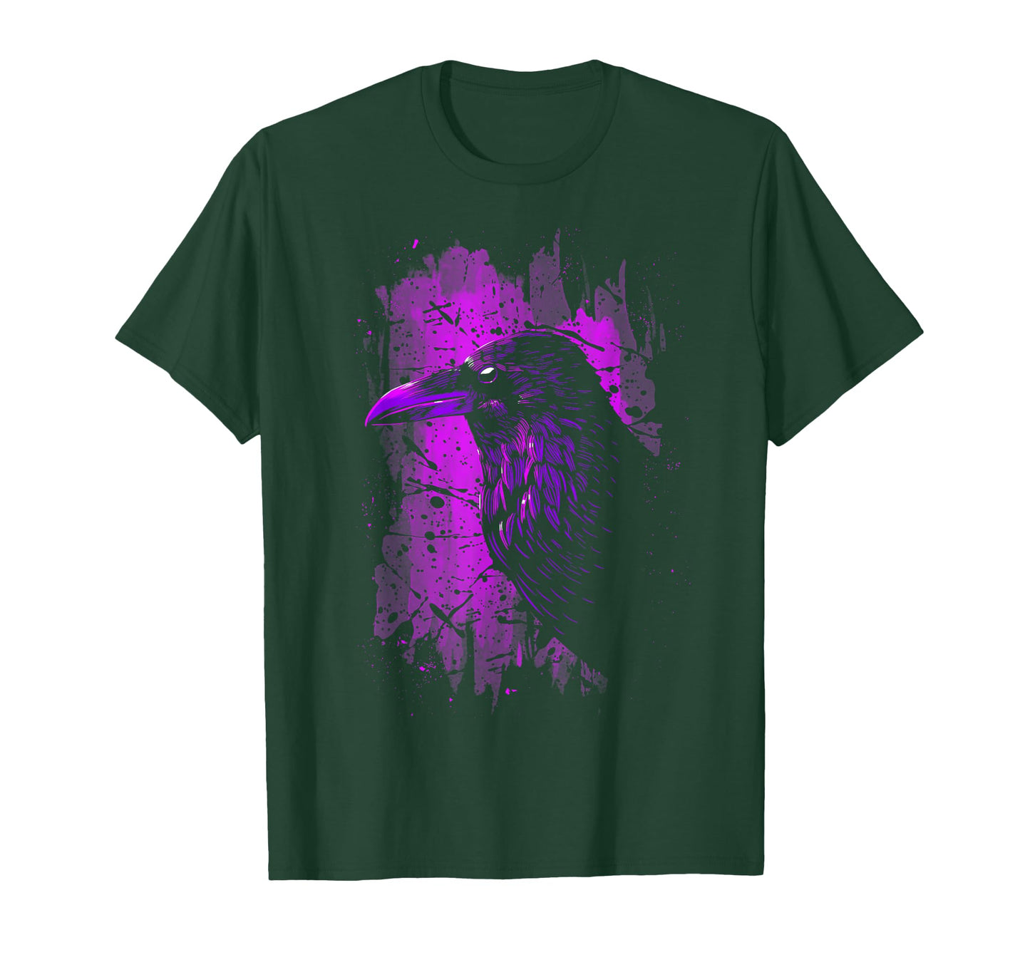 Crow purple colour T-Shirt