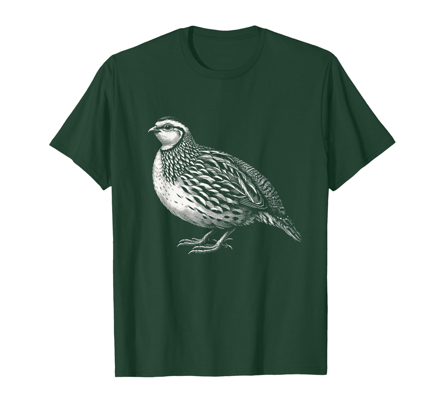 Quail Graphic Art Birdwatcher Design T-Shirt