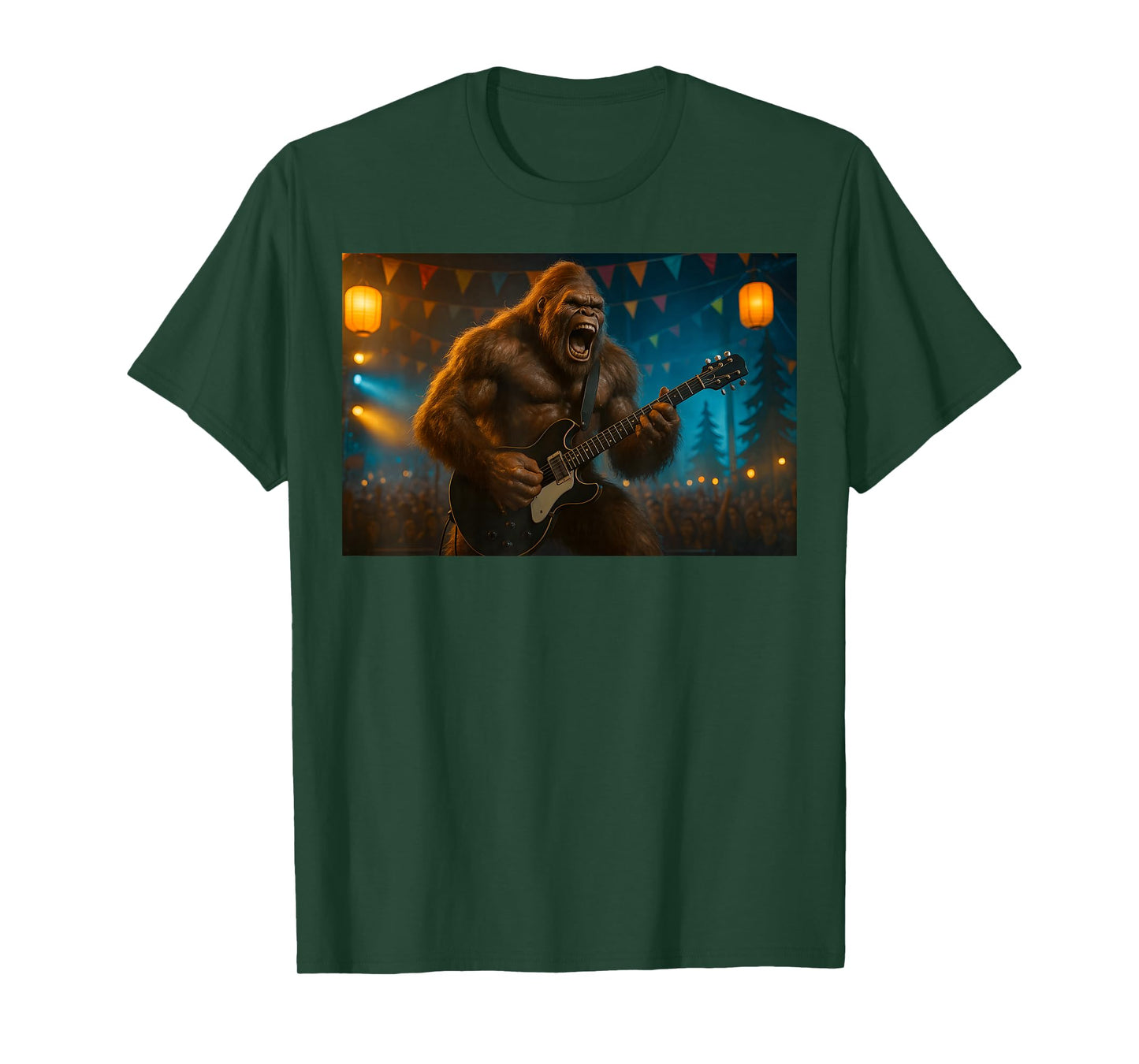 Bigfoot Guitar Band T-Shirt