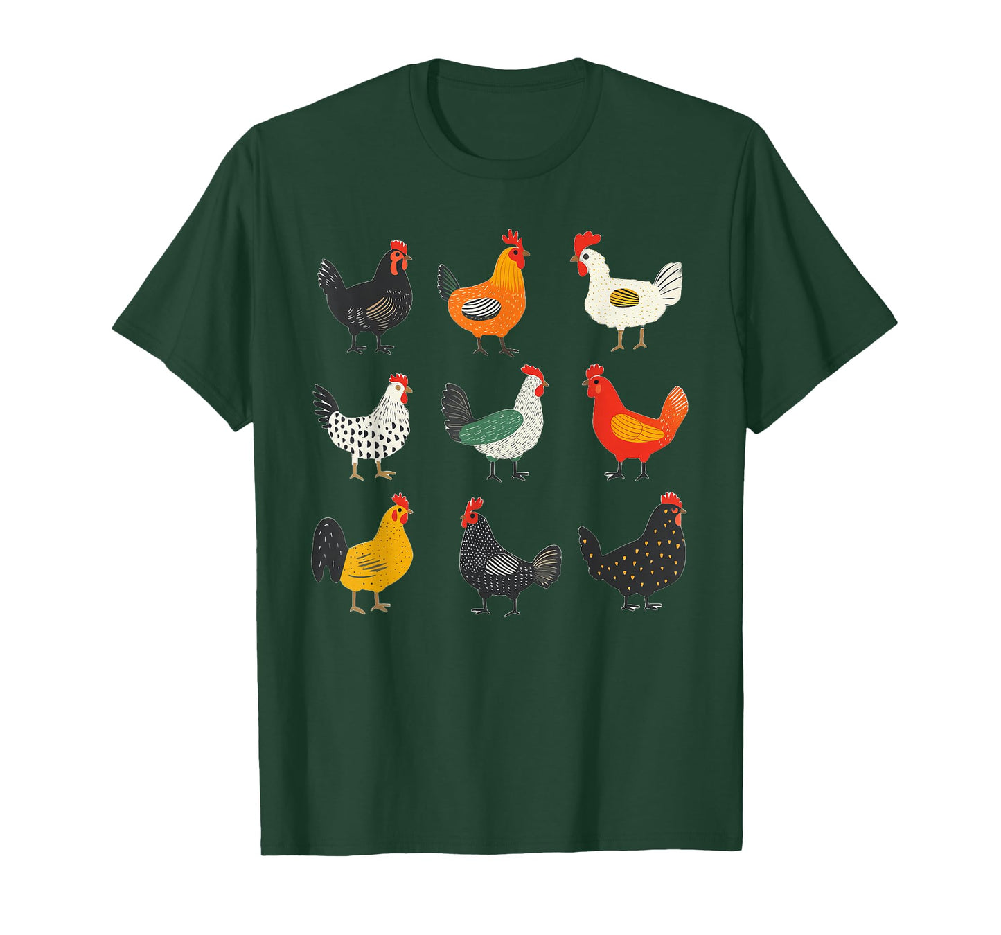 Cute Chickens Chicken Lover T-Shirt