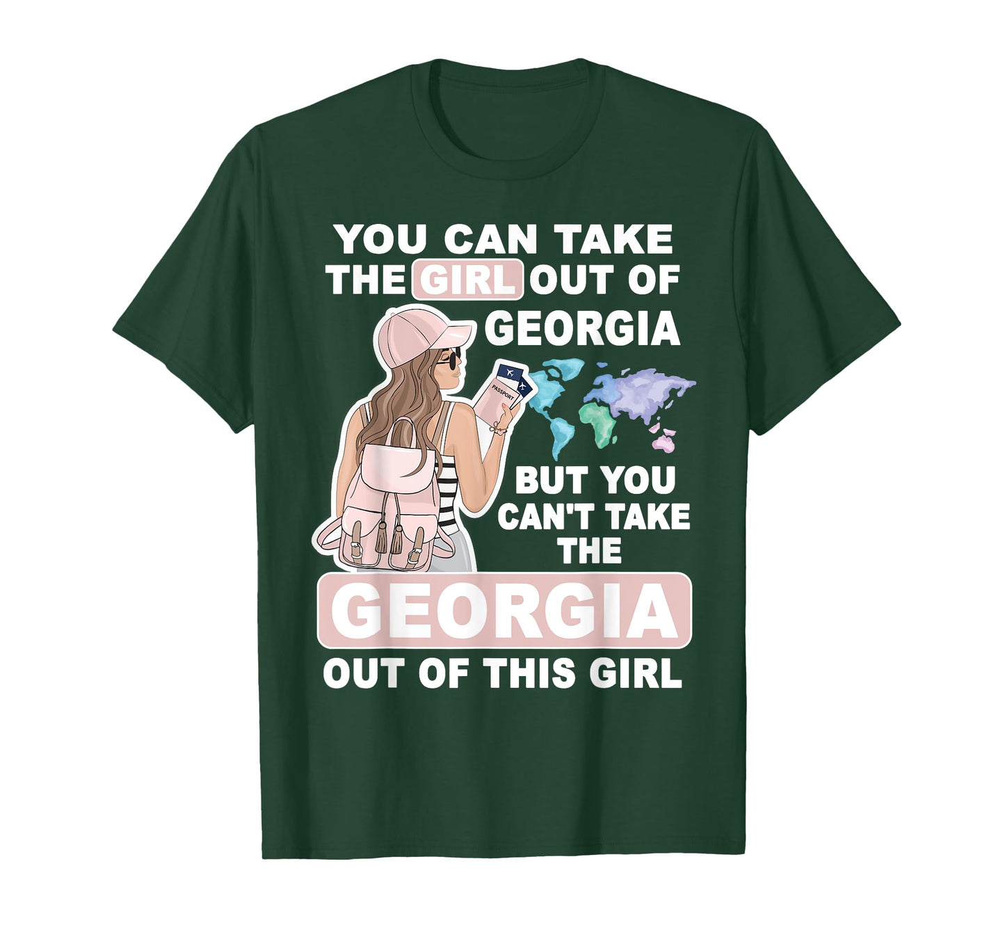 Cool Girl from Georgia - Proud Georgia Girl T-Shirt