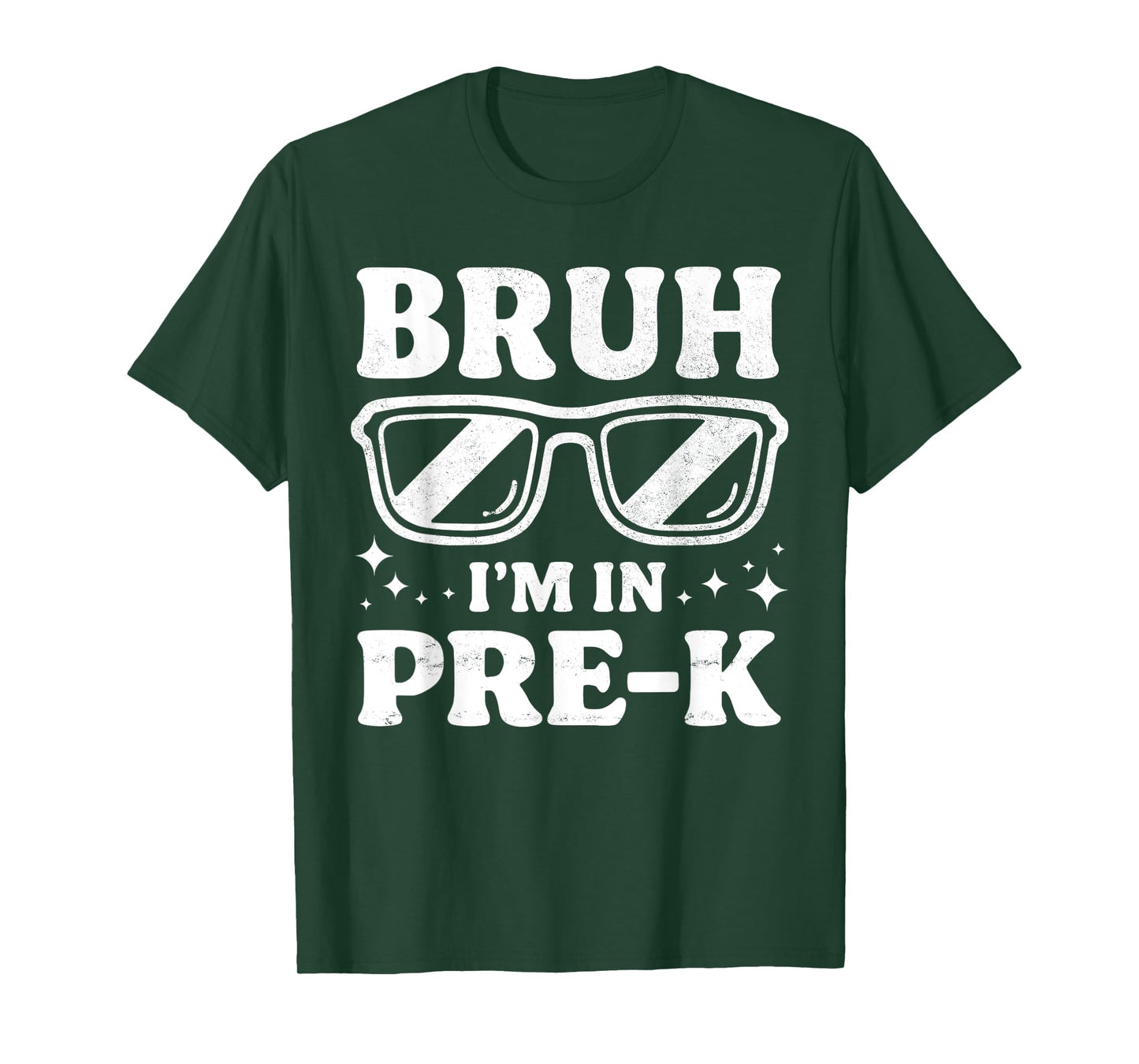 Bruh I'm In Pre-K Preschool Sunglasses Boys Back To School T-Shirt