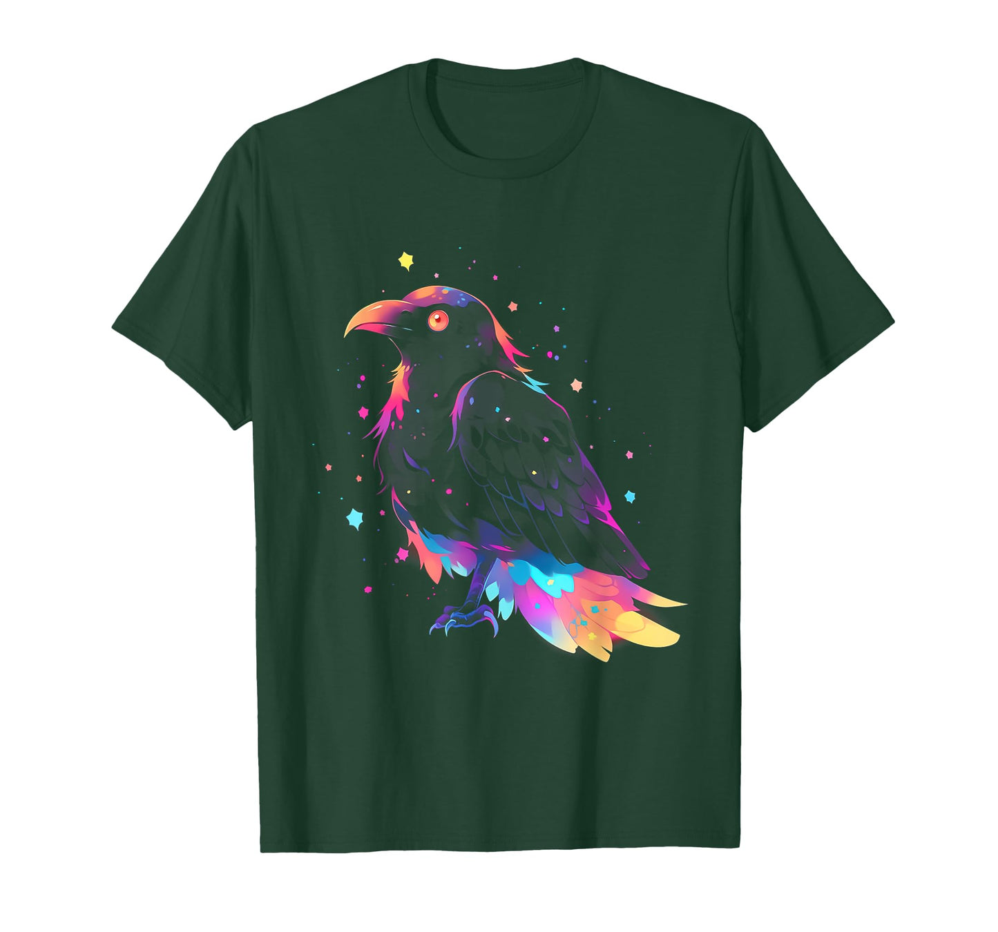 Kawaii Crow Raven | Pastel Goth Aesthetic Gothic Anime T-Shirt