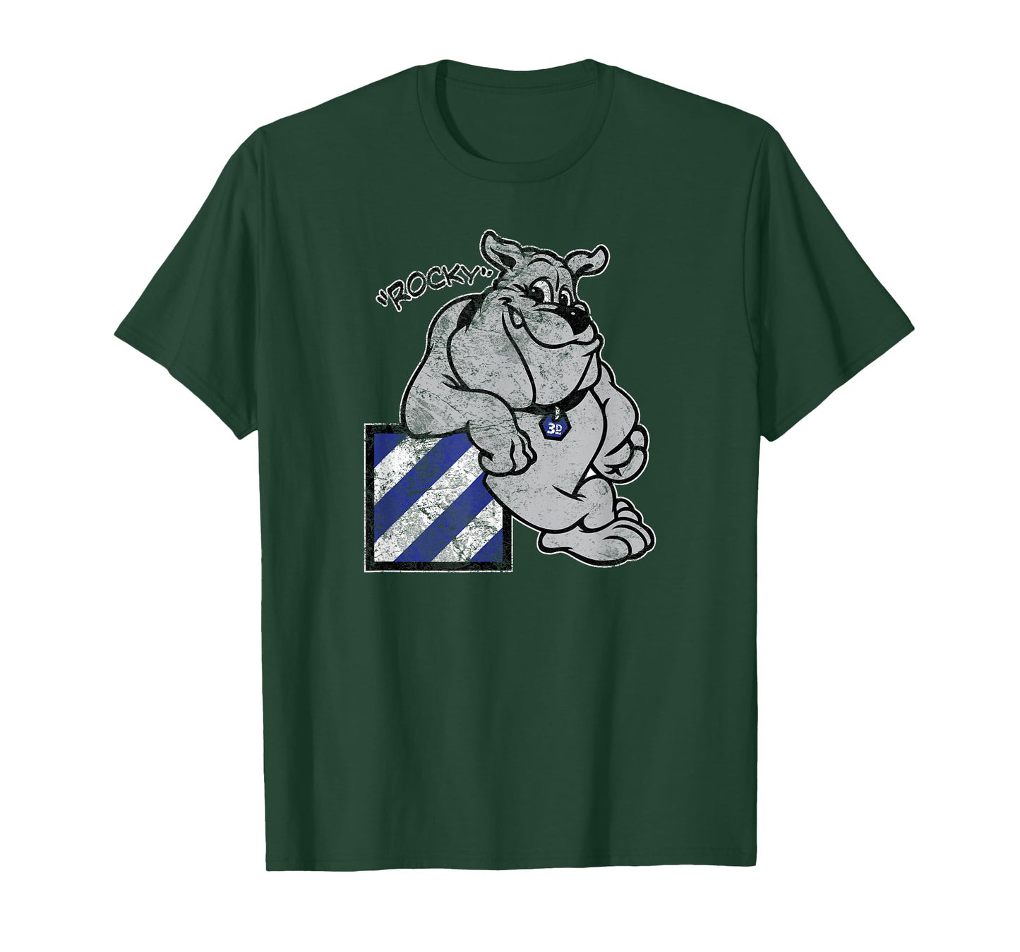 American Marauder: 3rd Infantry Division Rocky the Bulldog Men Women Kids T-Shirt