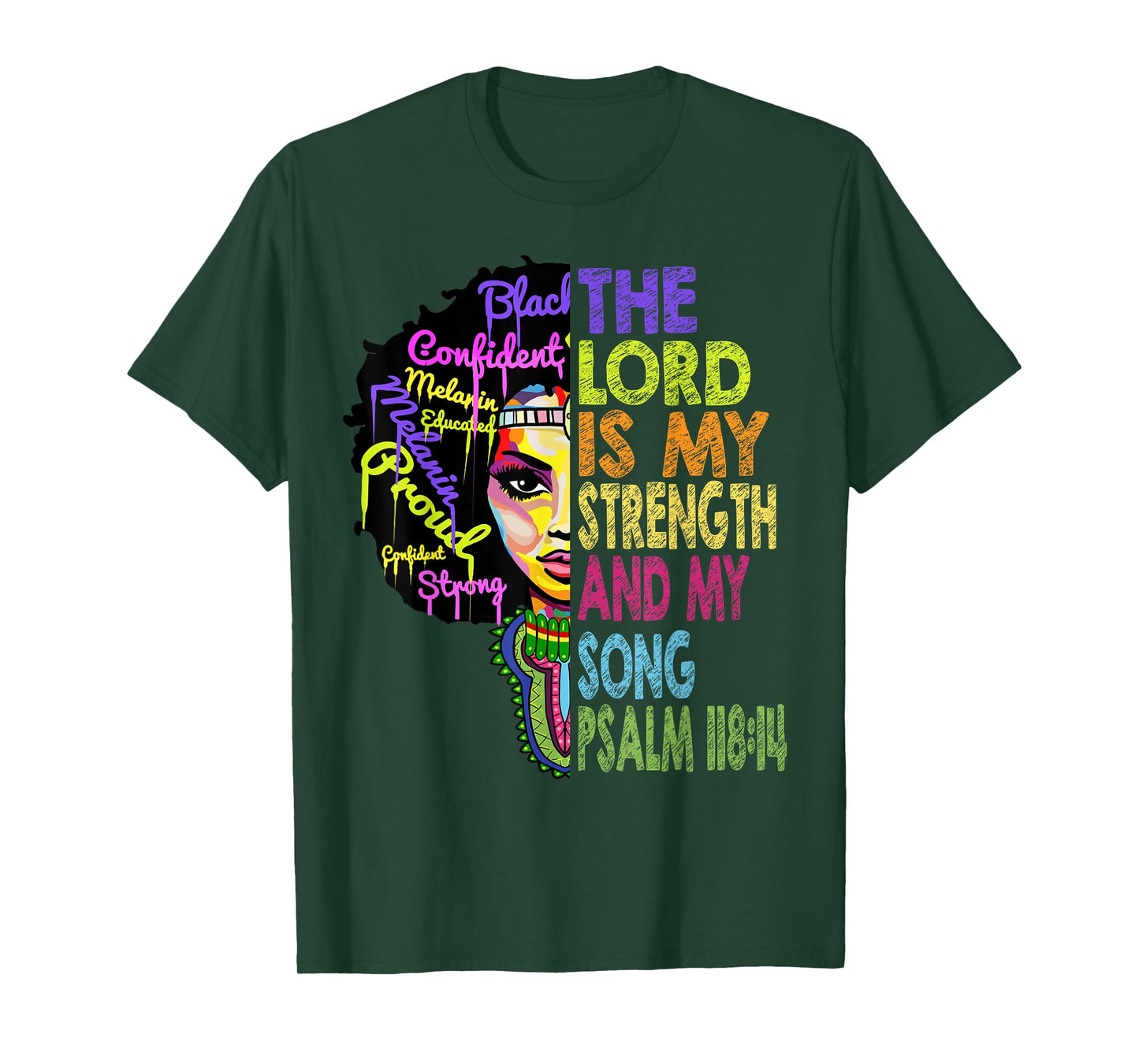 The Lord is My Strength and My Song African Christian Gifts T-Shirt