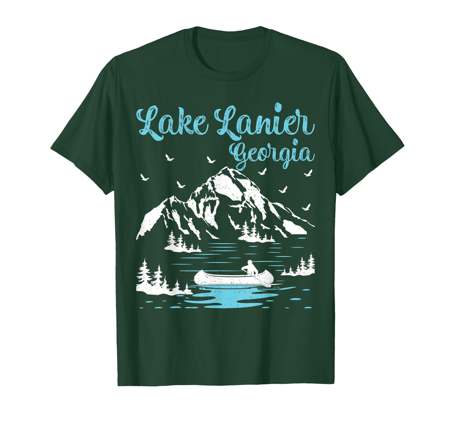 Summer Vacation Retro Georgia Lake Lanier T-Shirt for Men Women Kids