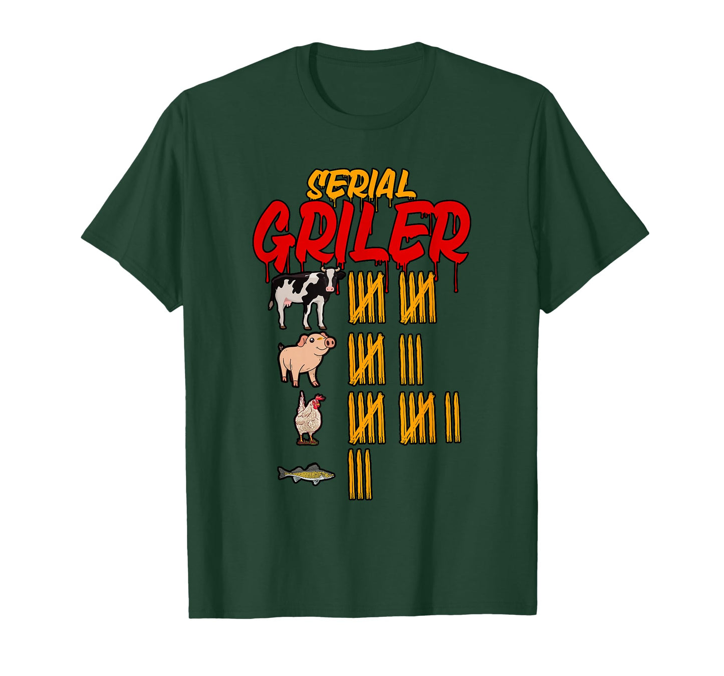 Serial Griller Pitmaster BBQ Smoker T-Shirt