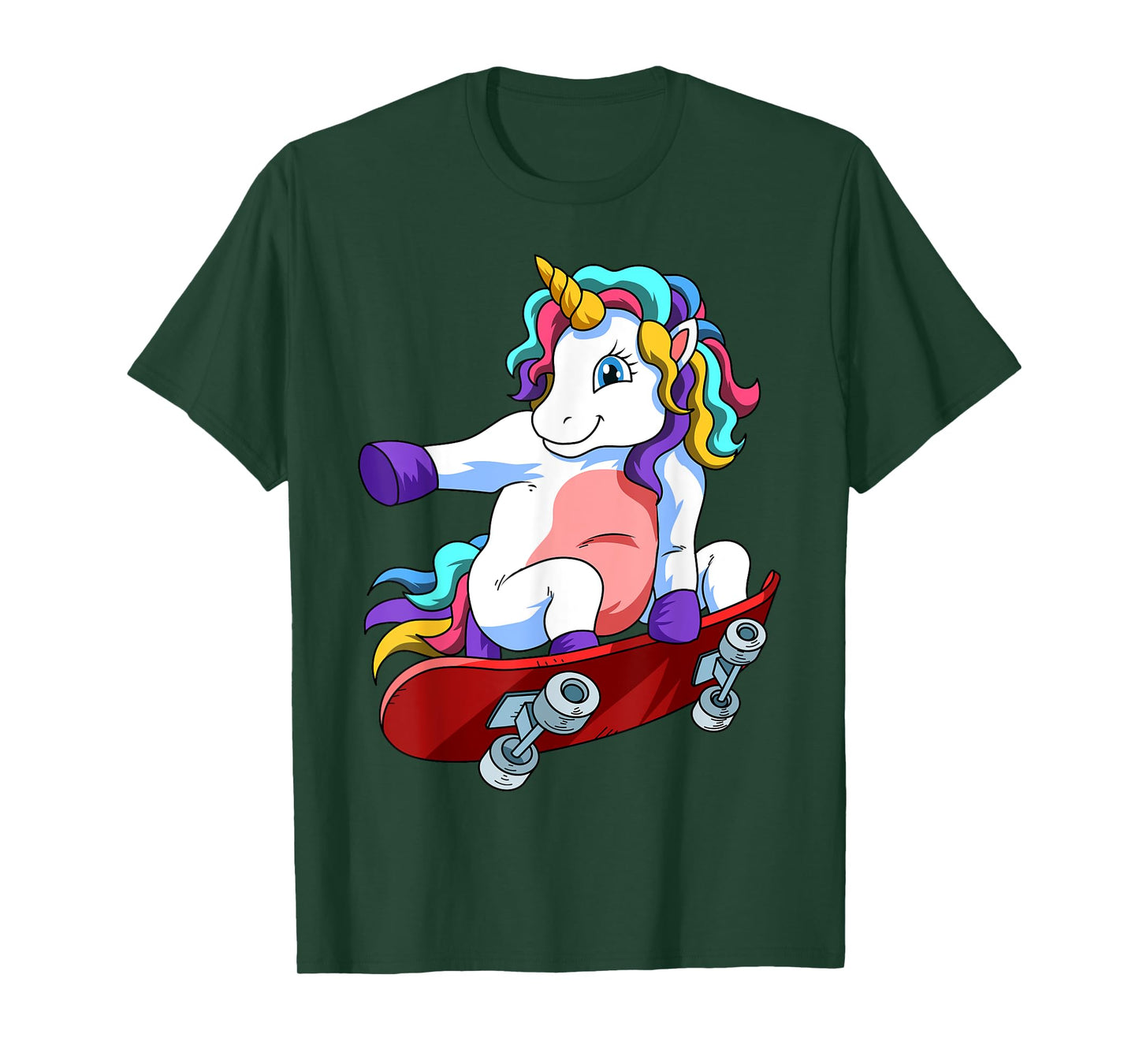 Skateboard Unicorn Lover Skateboarder Skateboarding Skate T-Shirt