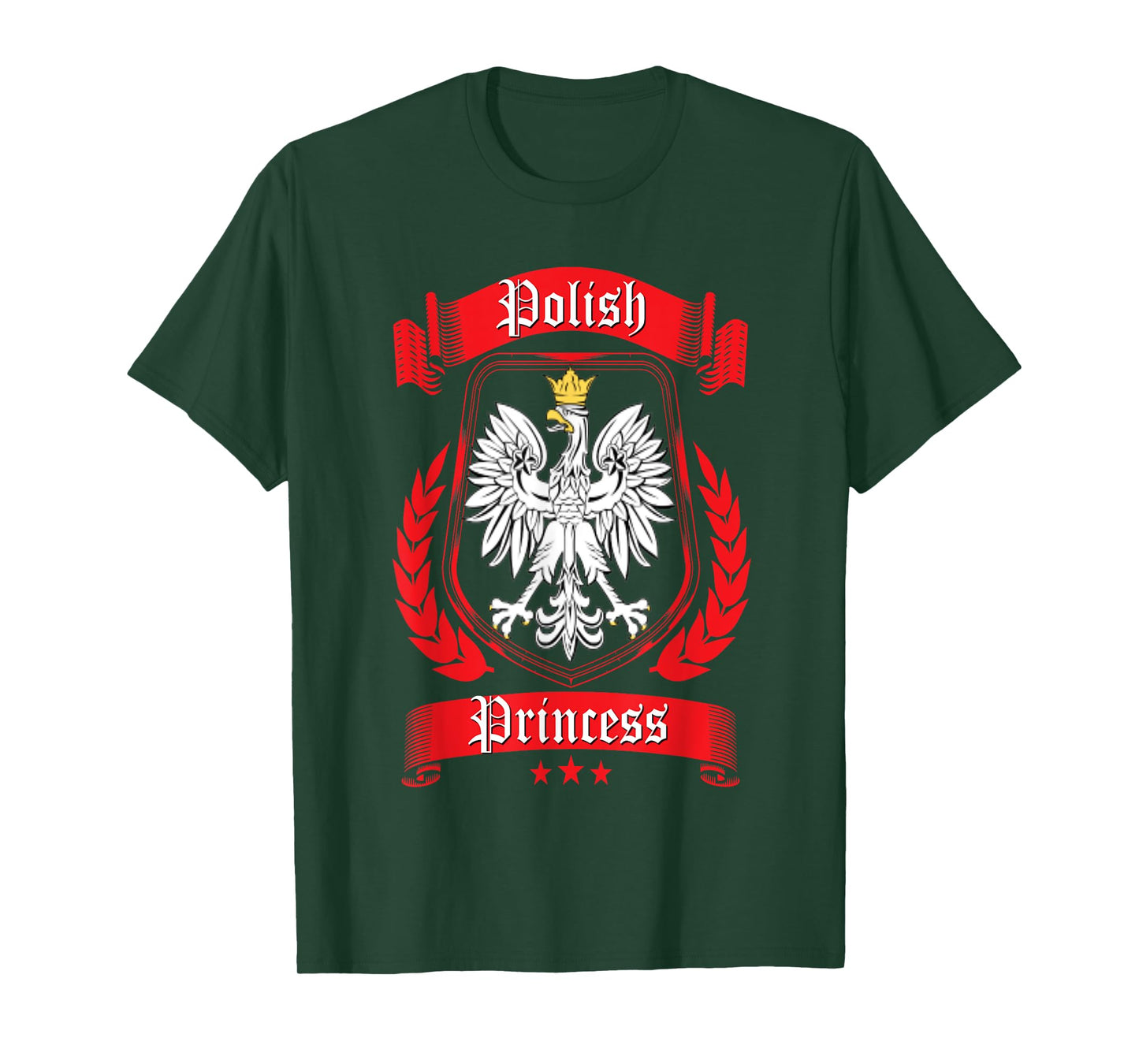 Polish Princess Shirt Dyngus Day Poland Eagle Daughter Girls T-Shirt