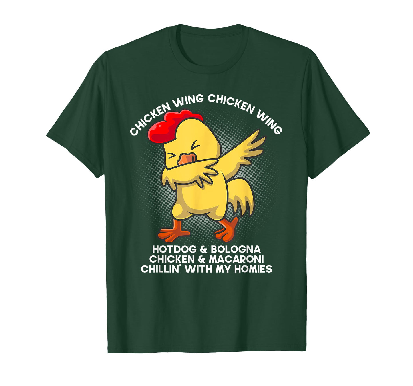 Chicken Wing Chicken Wing Funny Chicken Meme Tee Song Lyric T-Shirt