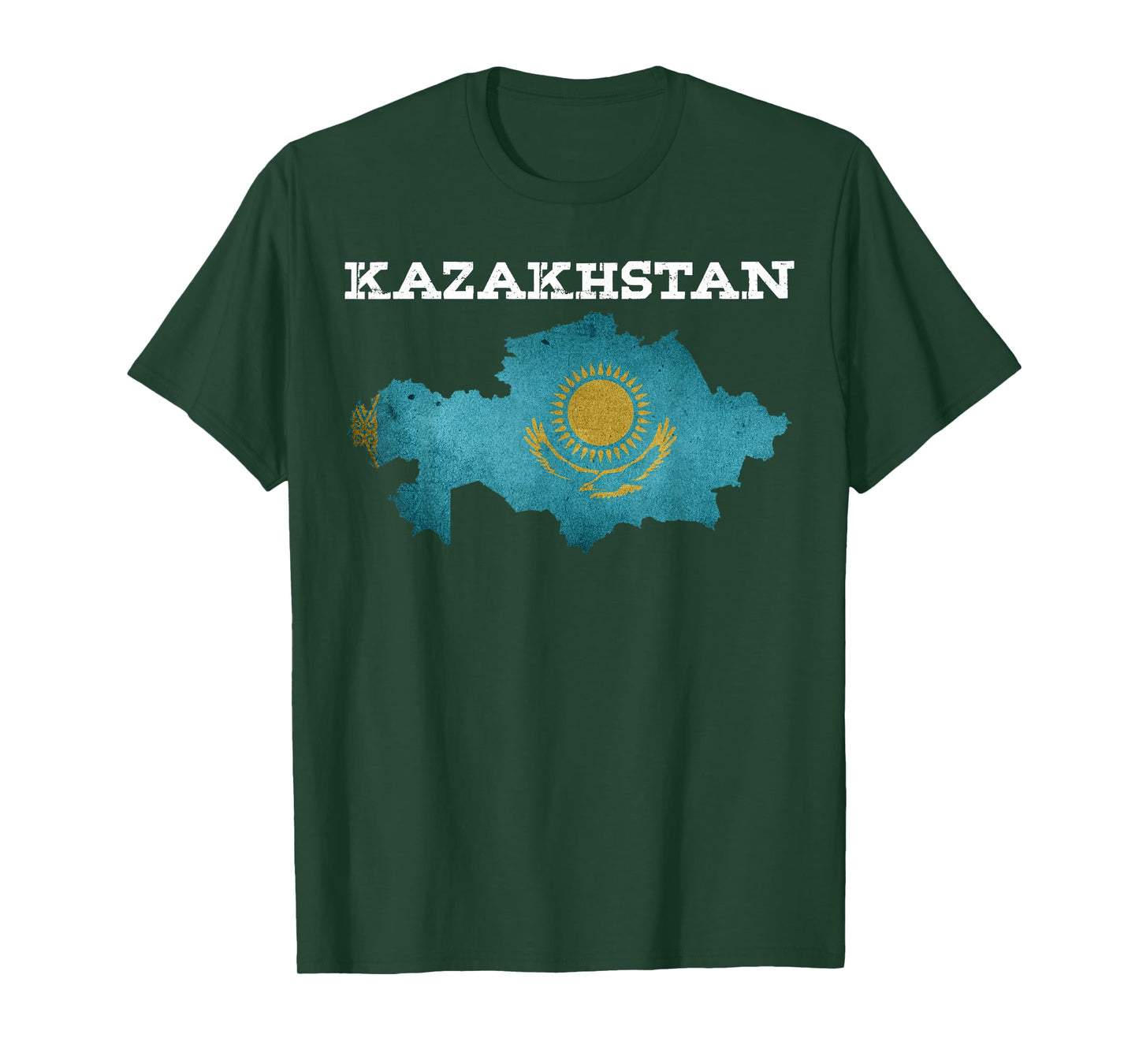 Kazakhstan T-Shirt Patriotic Heritage Eagle Kazakh Flag Gift Women Kids Men T-Shirt