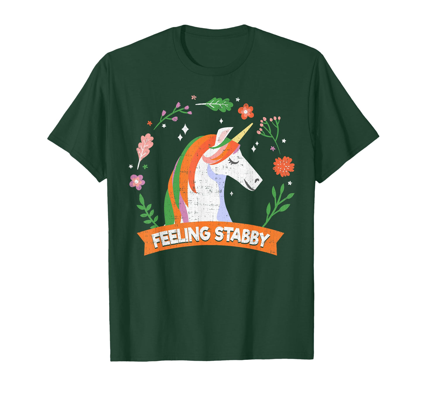Feeling Stabby the unicorn Tee shirt T-shirt T-Shirt