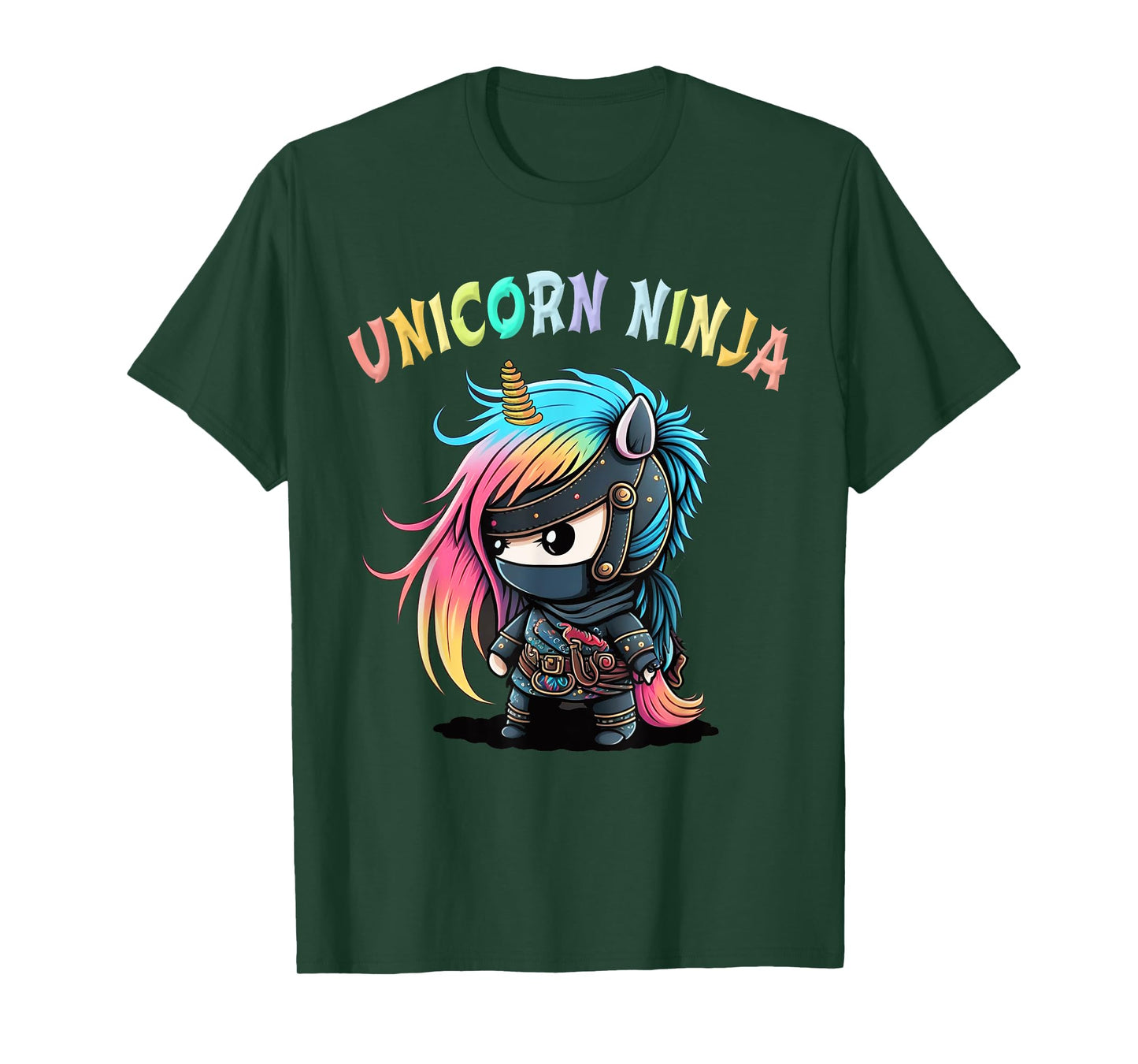 UNICORN NINJA Girls In Training Kids Kinder Teachers Squad T-Shirt