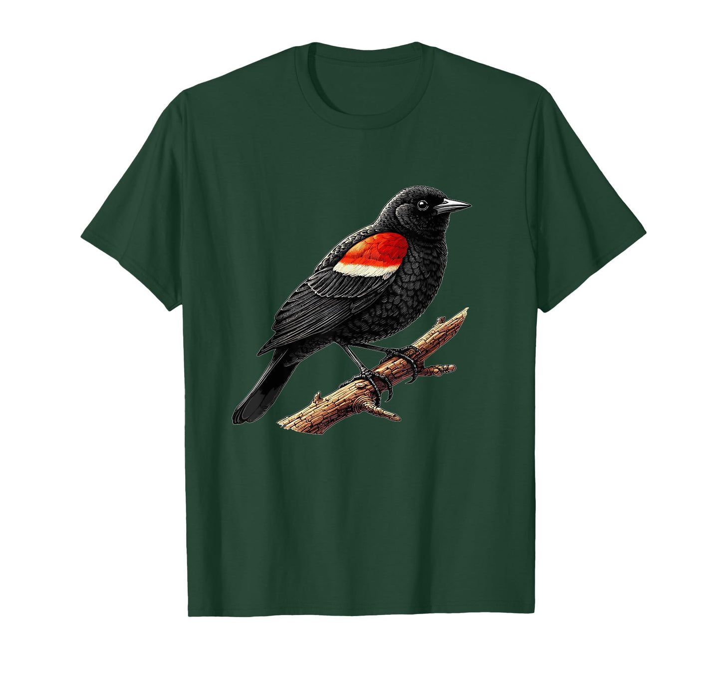 Red-Winged Black Bird, Birdwatching, Red Winged Blackbird T-Shirt