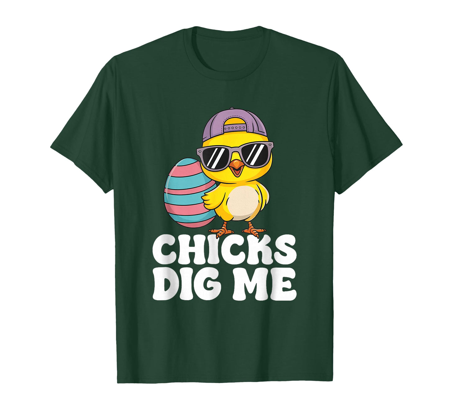 Chicks Dig Me Easter Toddler Boys Men Easter Funny 2025 T-Shirt
