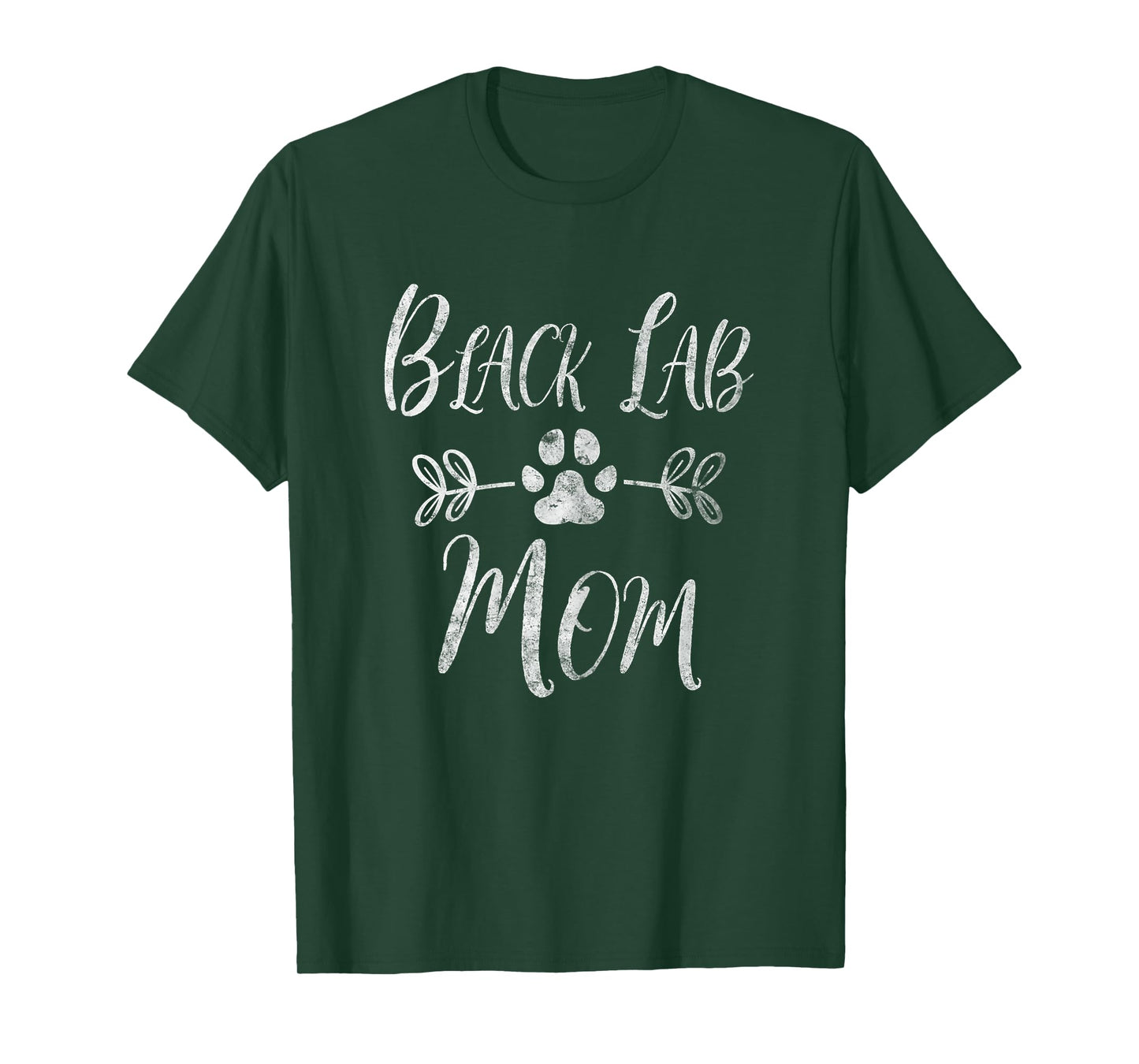 Black Lab Mom Shirt Labrador Retriever Lover Funny Dog Mom Women T-Shirt