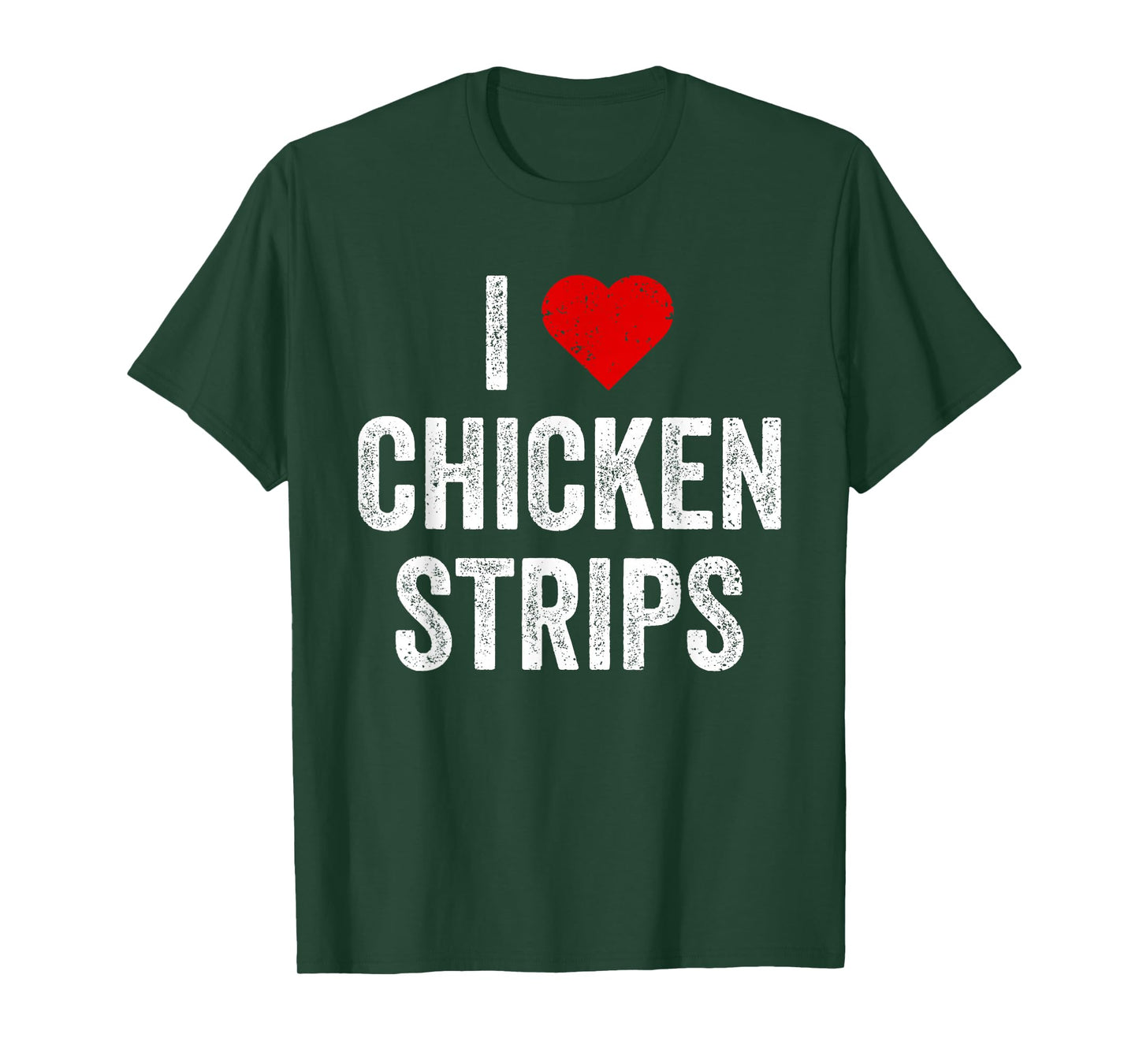 I Heart Love Chicken Strips Food T-Shirt