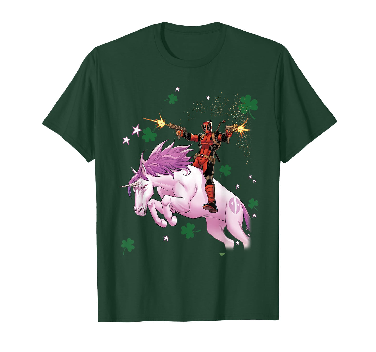 Marvel Deadpool Unicorn St. Patrick's Day T-Shirt