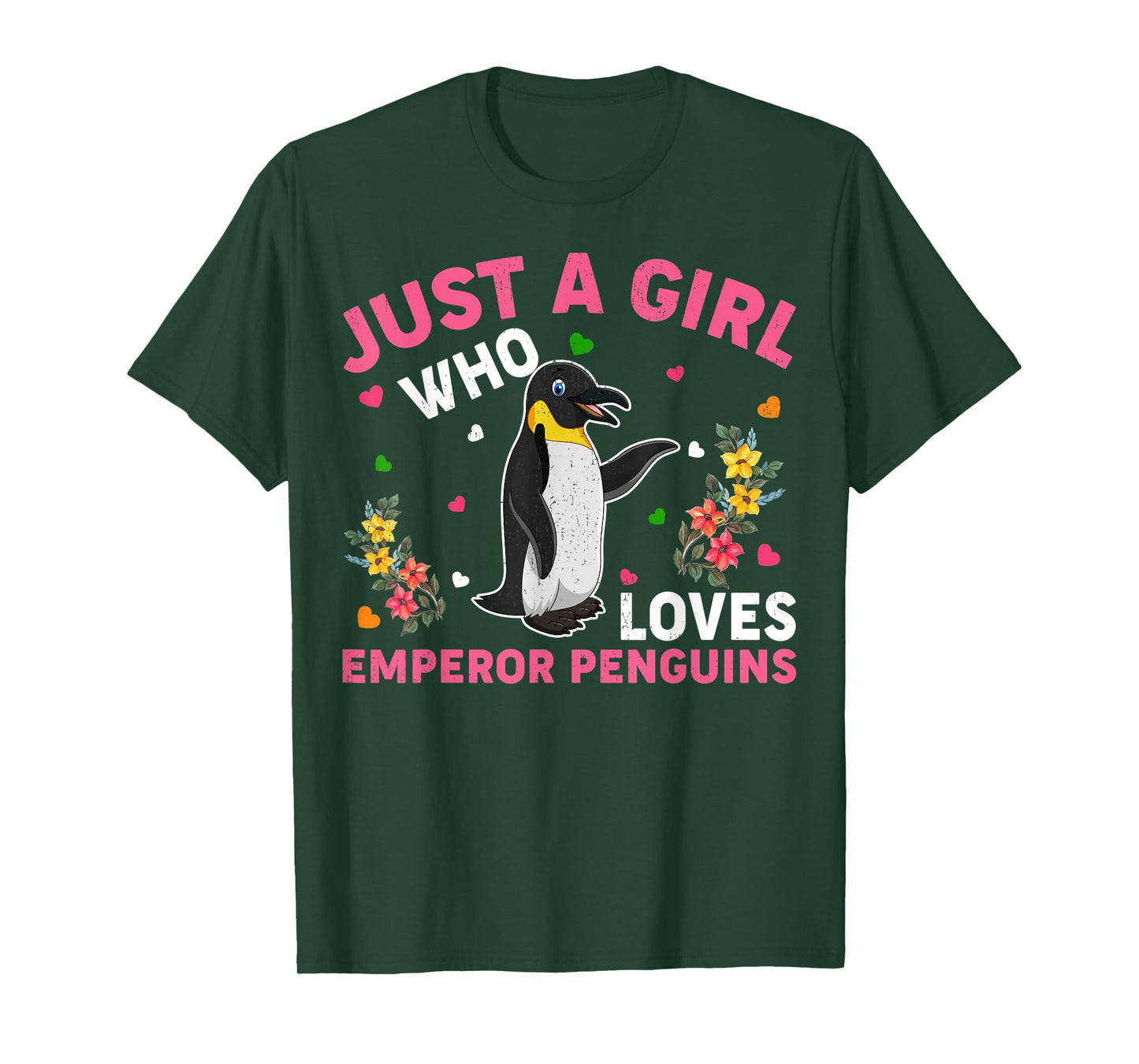 Emperor Penguin Lover Just A Girl Who Loves Emperor Penguins T-Shirt