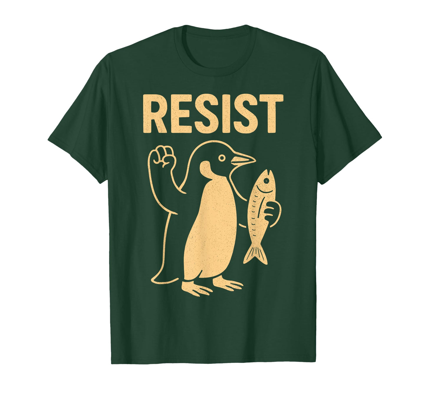Penguin Resist Penguins Protest Against Tariffs T-Shirt