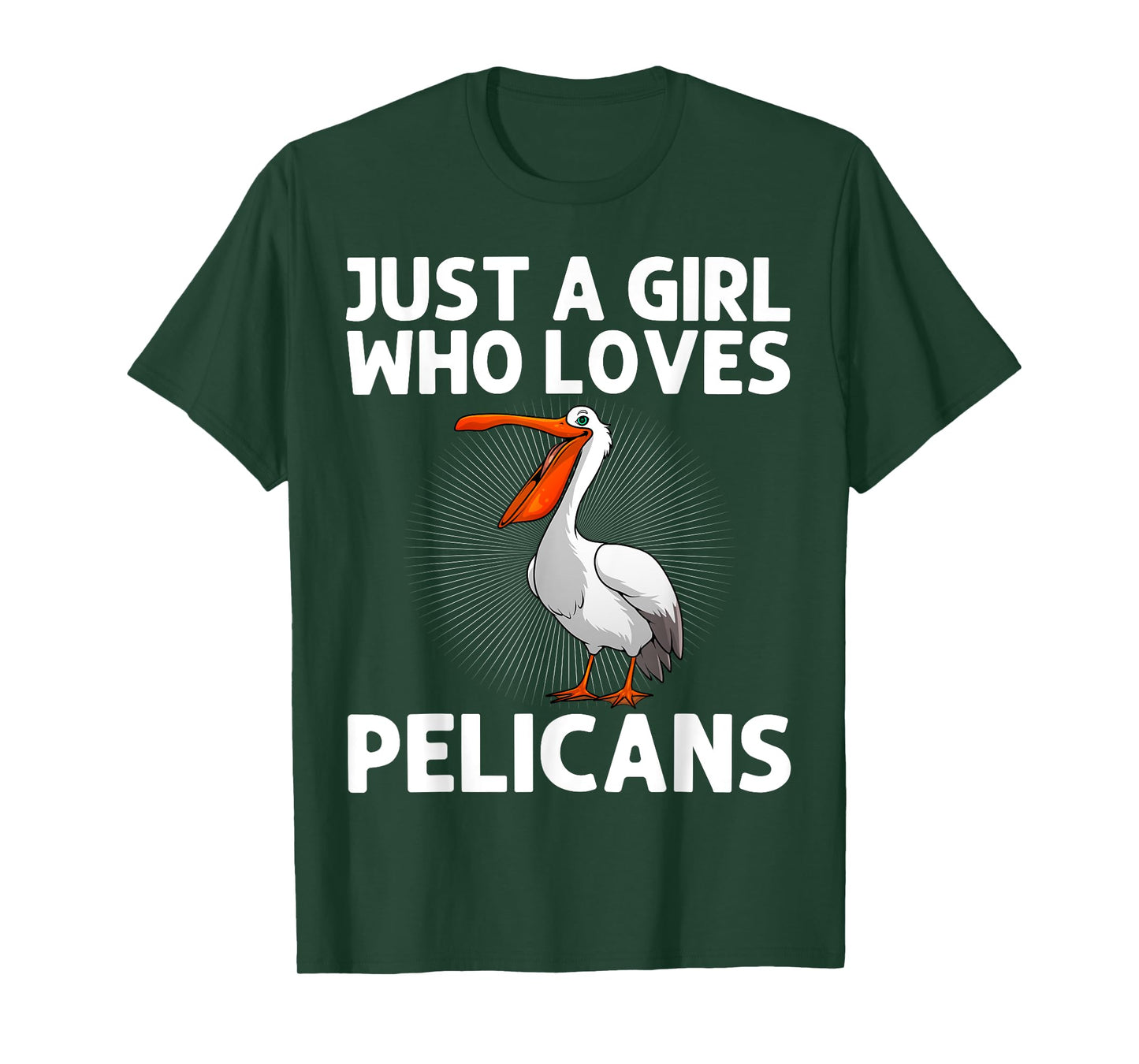 Funny Pelican Art For Women Girls Pelican Bird Pelican Lover T-Shirt