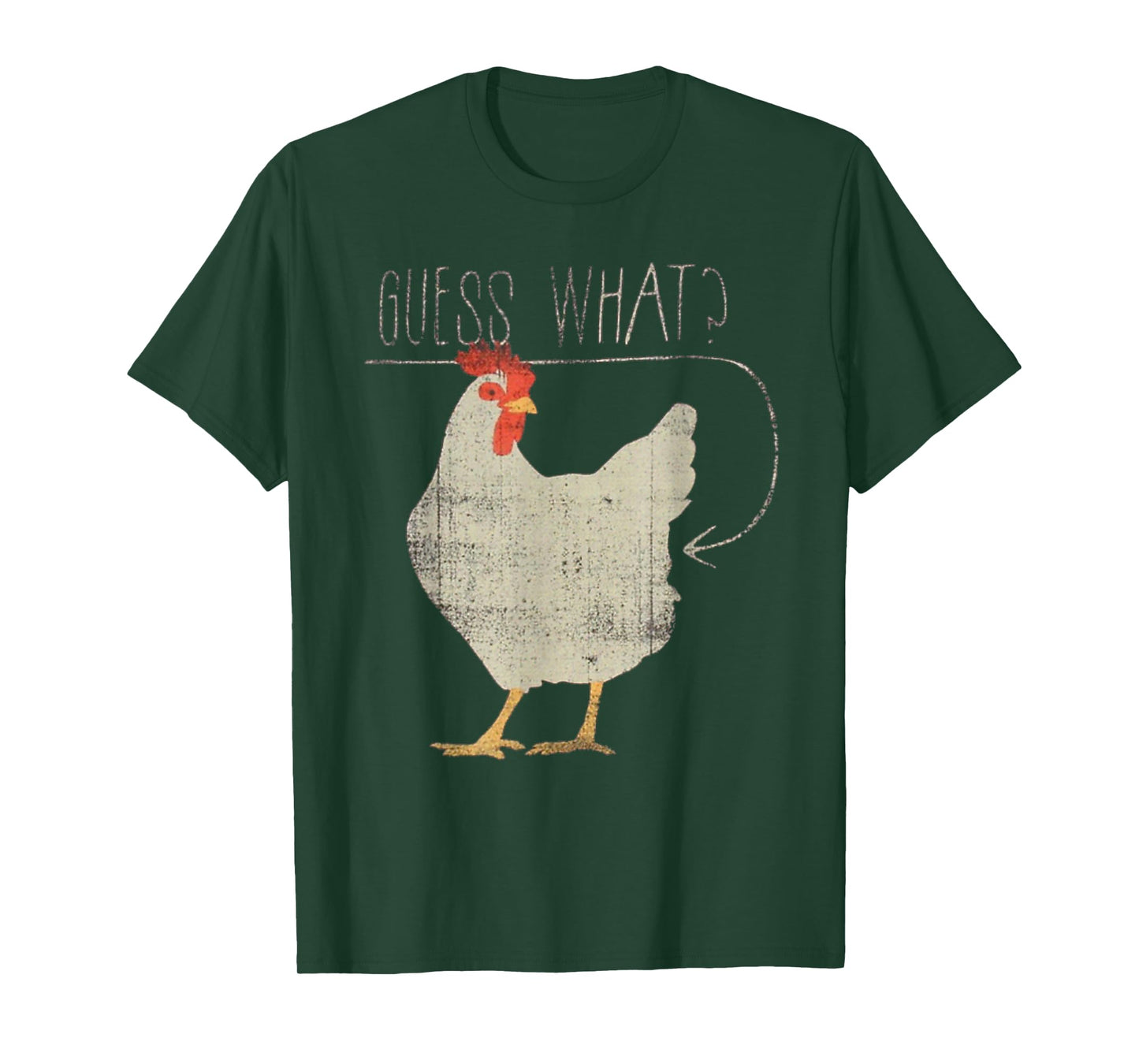 Guess What Chicken Butt - Funny Chicken Meme T-Shirt