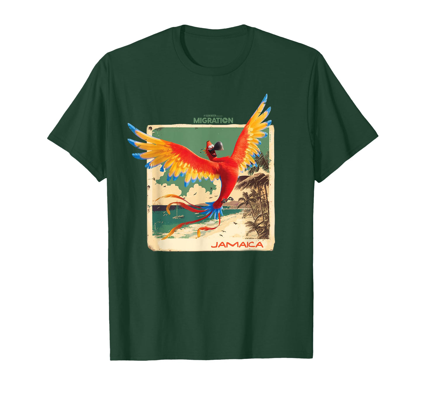 Migration Jamaica Parrot T-Shirt