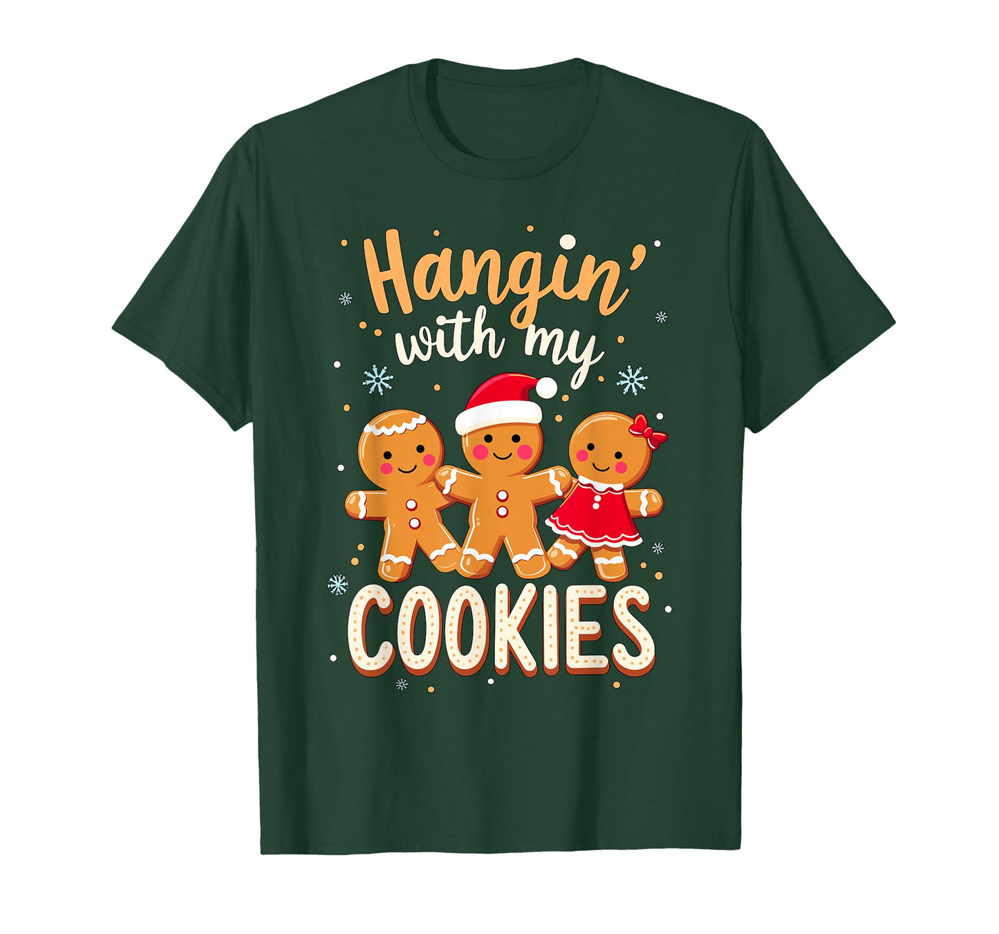 Hanging with my Cookies Christmas Costume Xmas T-Shirt