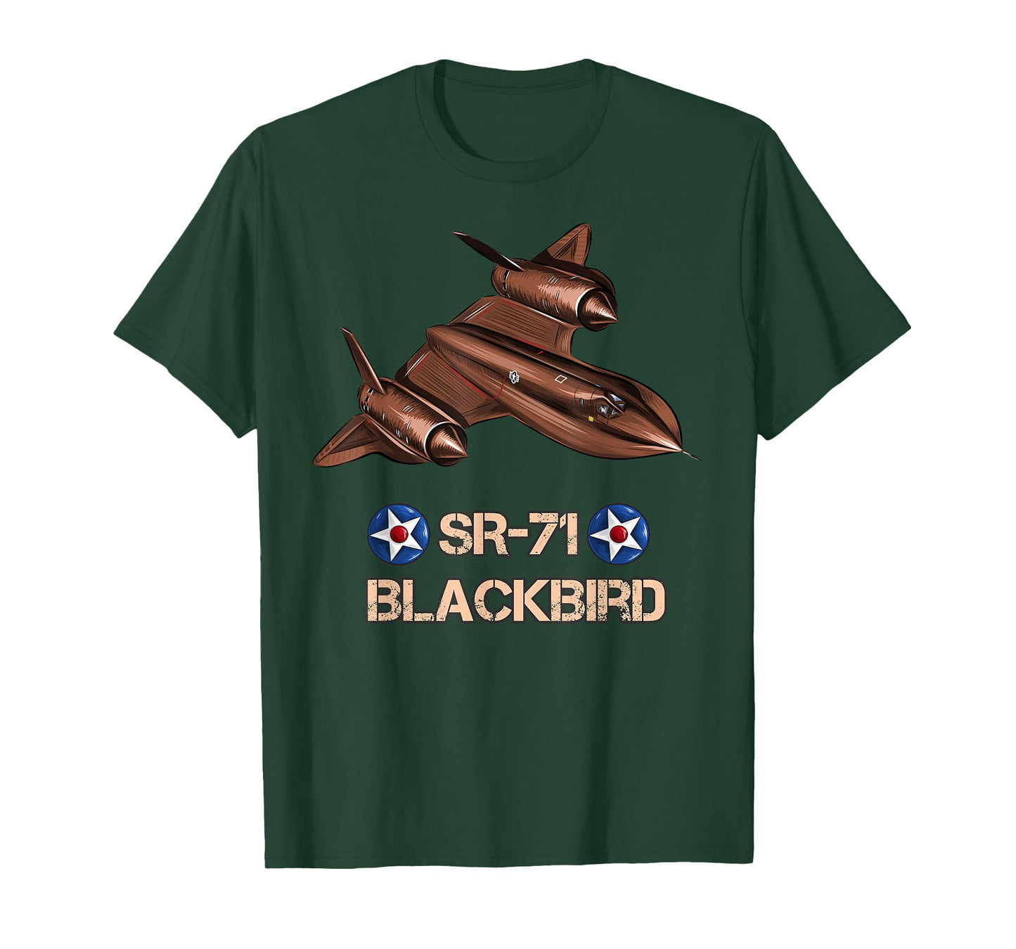 American Reconnaissance Aircraft SR71 Blackbird T-Shirt