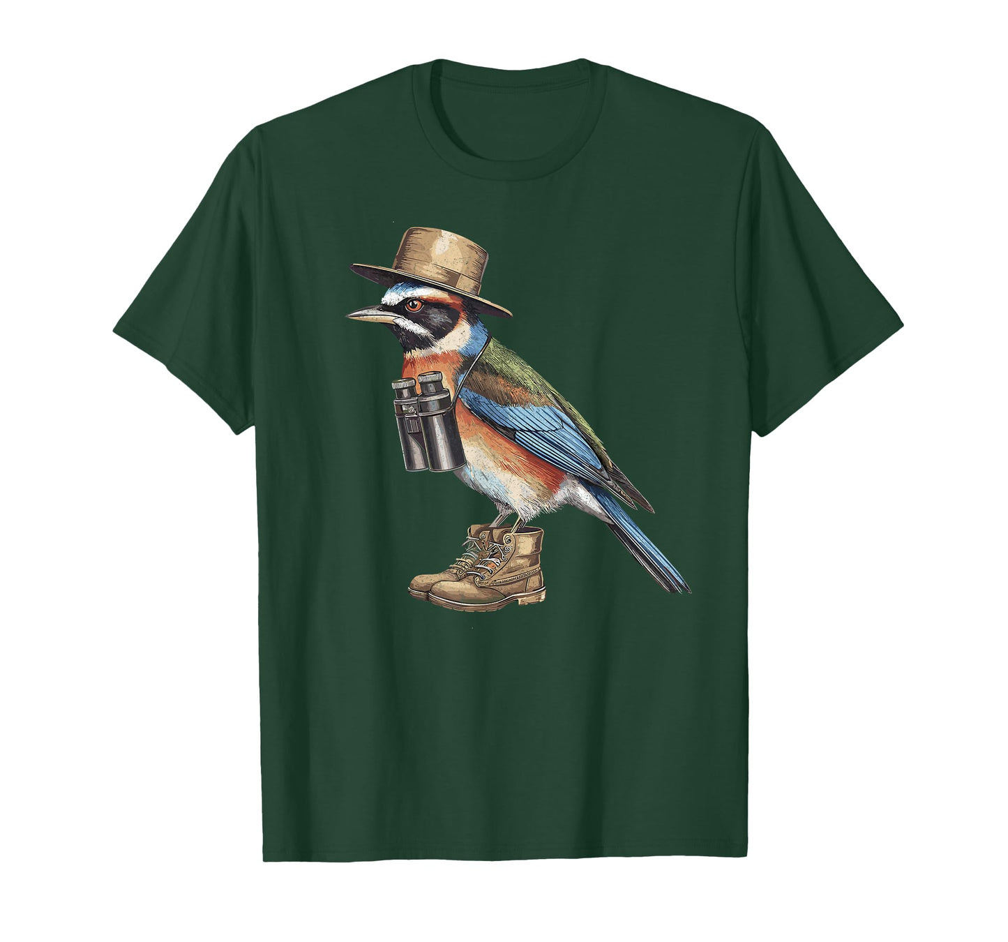 Bird Nerd Funny Birdwatching Birding Binocular Watcher Gifts T-Shirt