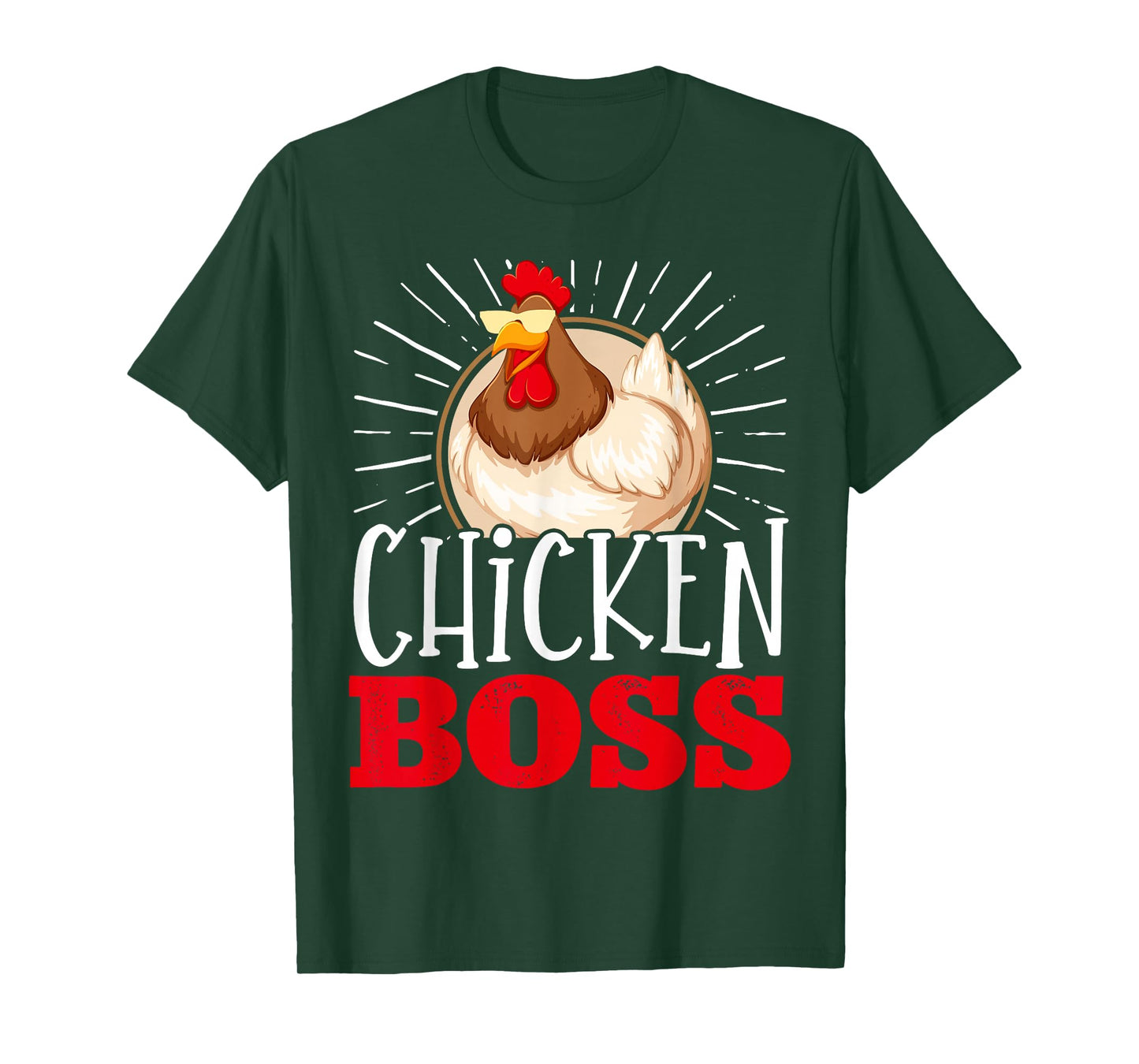 Funny Farmer Animal Pet Chicken Boss Chickens Lover T-Shirt