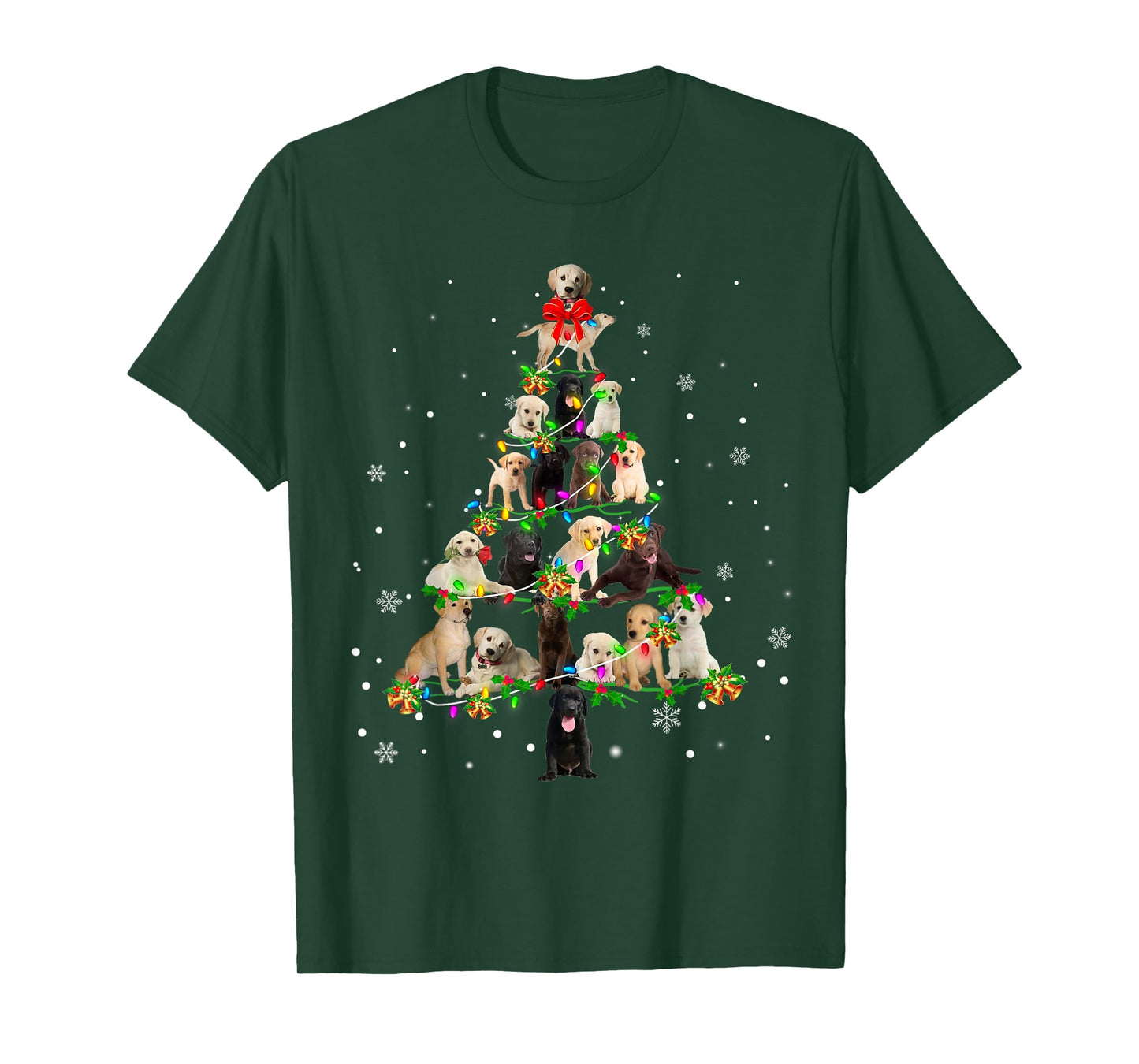 Labrador Retriever Christmas Tree X-Mas Gift T-Shirt