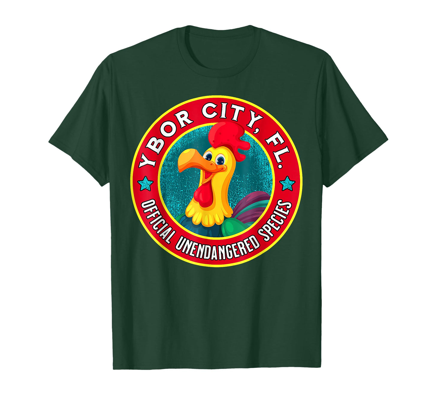 Ybor City Chicken Official Unendangered Species Souvenir T-Shirt