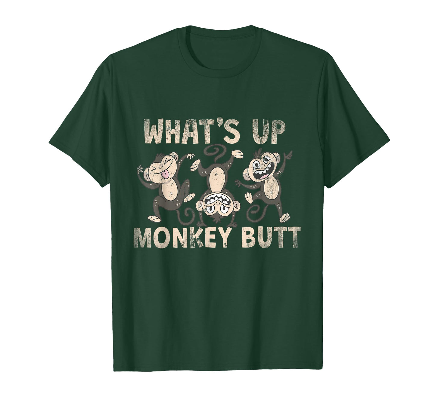Funny Sup Monkey Butt T-Shirt
