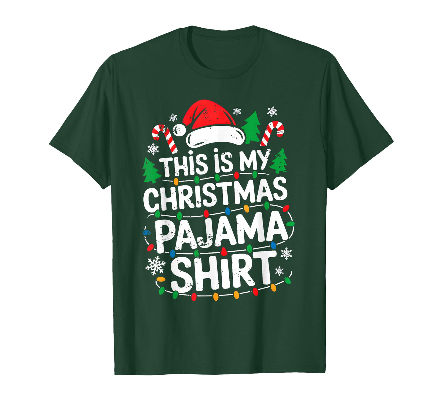 This is My Christmas Pajama Shirt Xmas Family Christmas 2025 T-Shirt