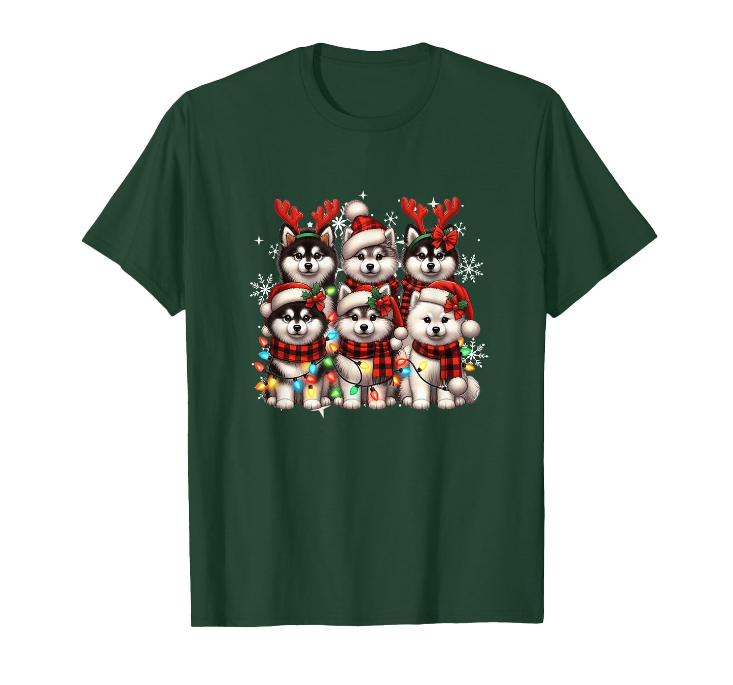 Pomsky Christmas Xmas Pomsky Lover T-Shirt