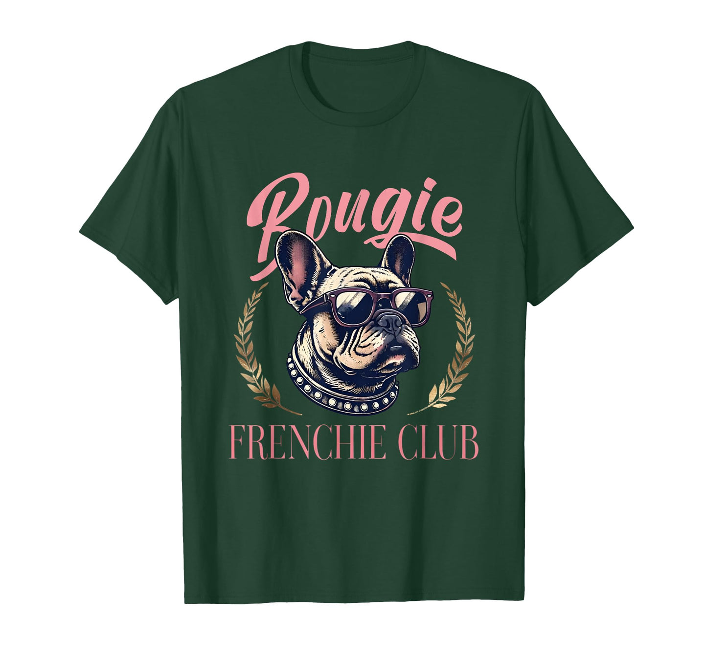 French Bulldog Shirt for Women Bougie Frenchie Club T-Shirt