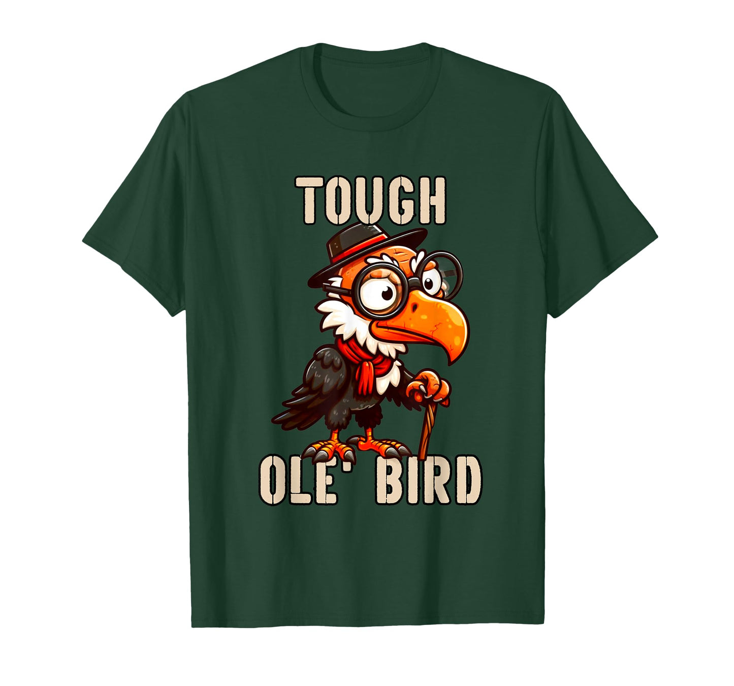 Grandpa's Tough Old Bird Buzzard Old Grandfather Funny T-Shirt