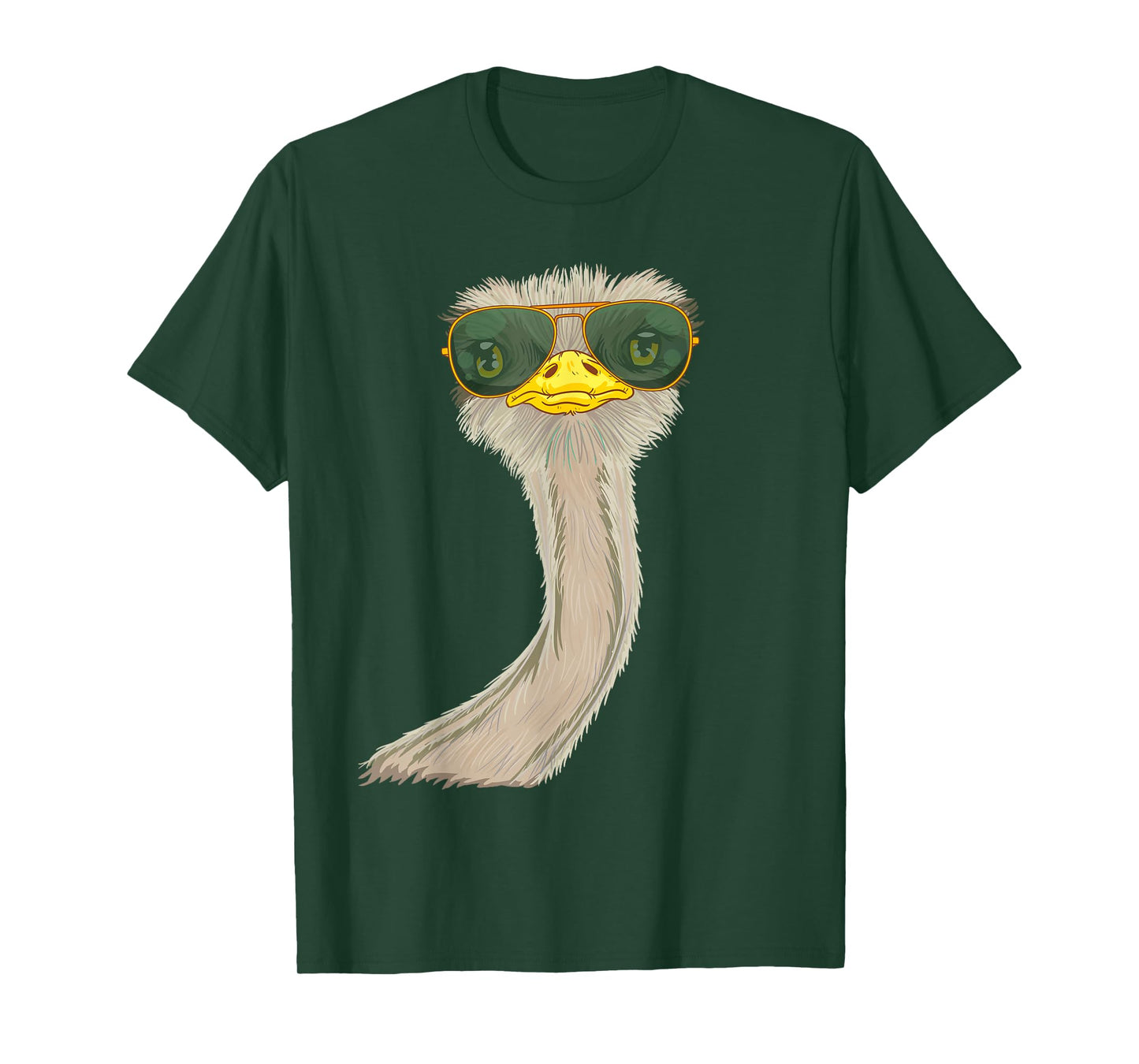Funny Looking Ostrich Bird Africa T-Shirt