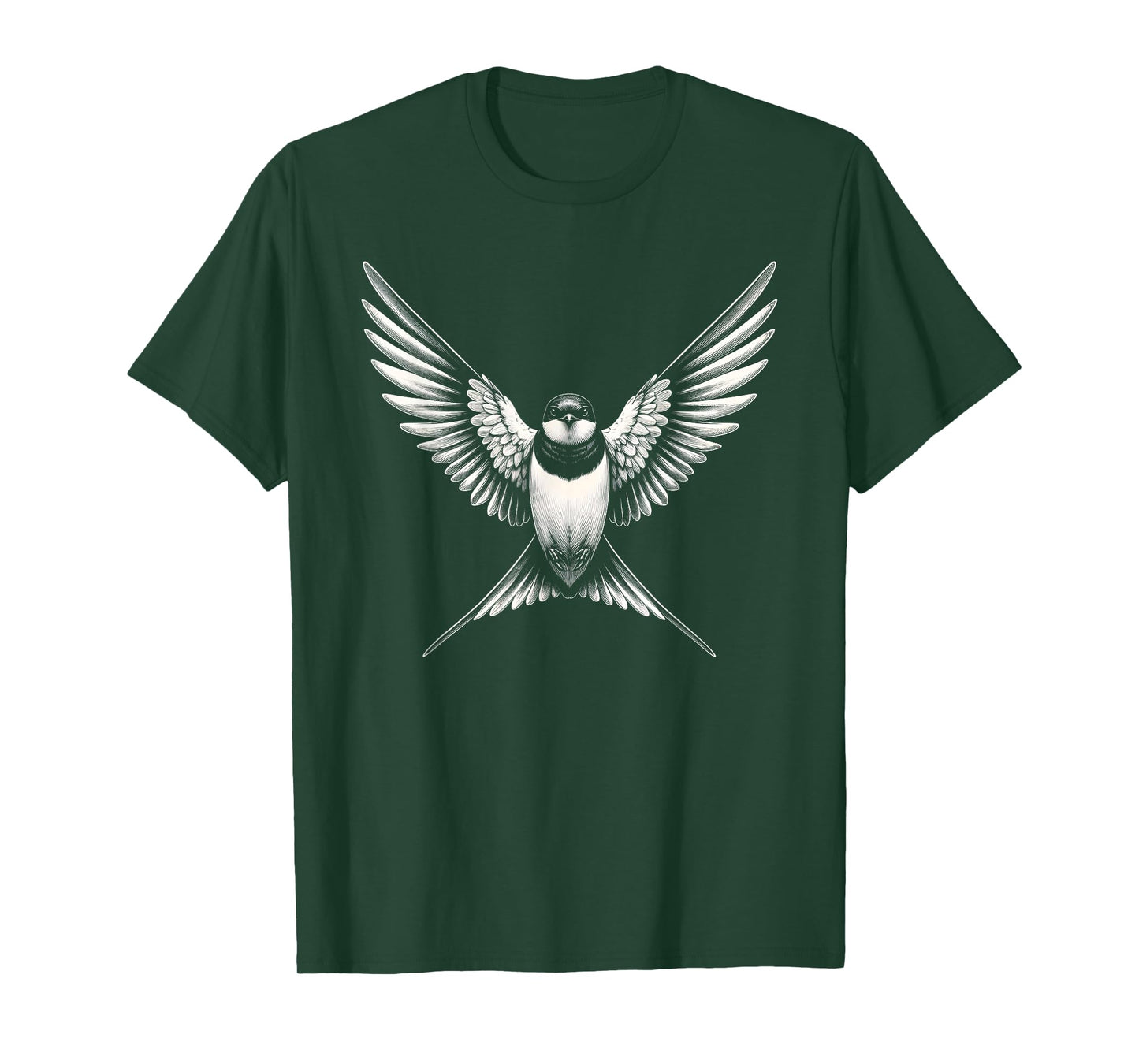 Swallow Bird Graphic Art Design T-Shirt