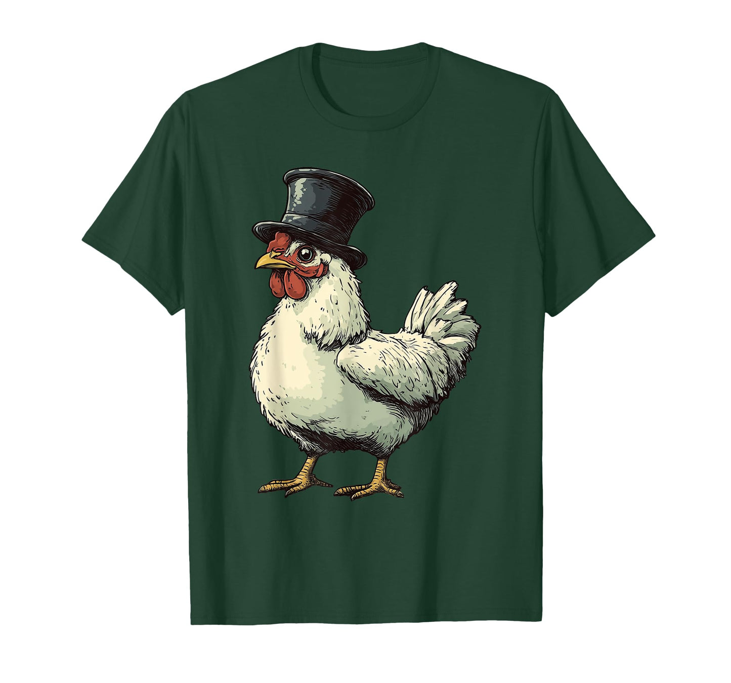 Chicken Wearing A Hat T-Shirt