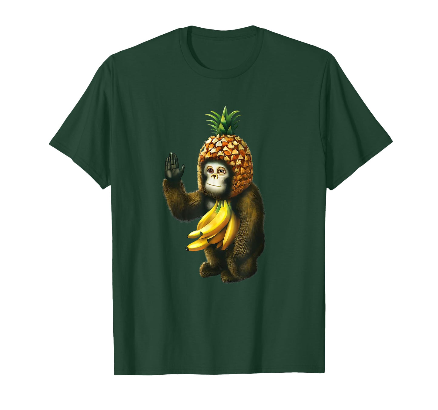 Monkey with Pineapple T-Shirt