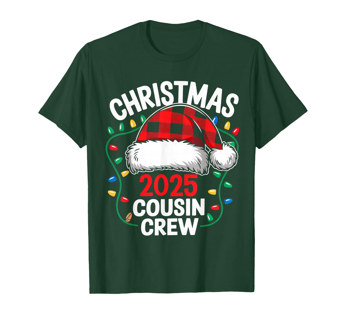 Merry Christmas Cousin Crew 2025 Family Matching Xmas 2025 T-Shirt